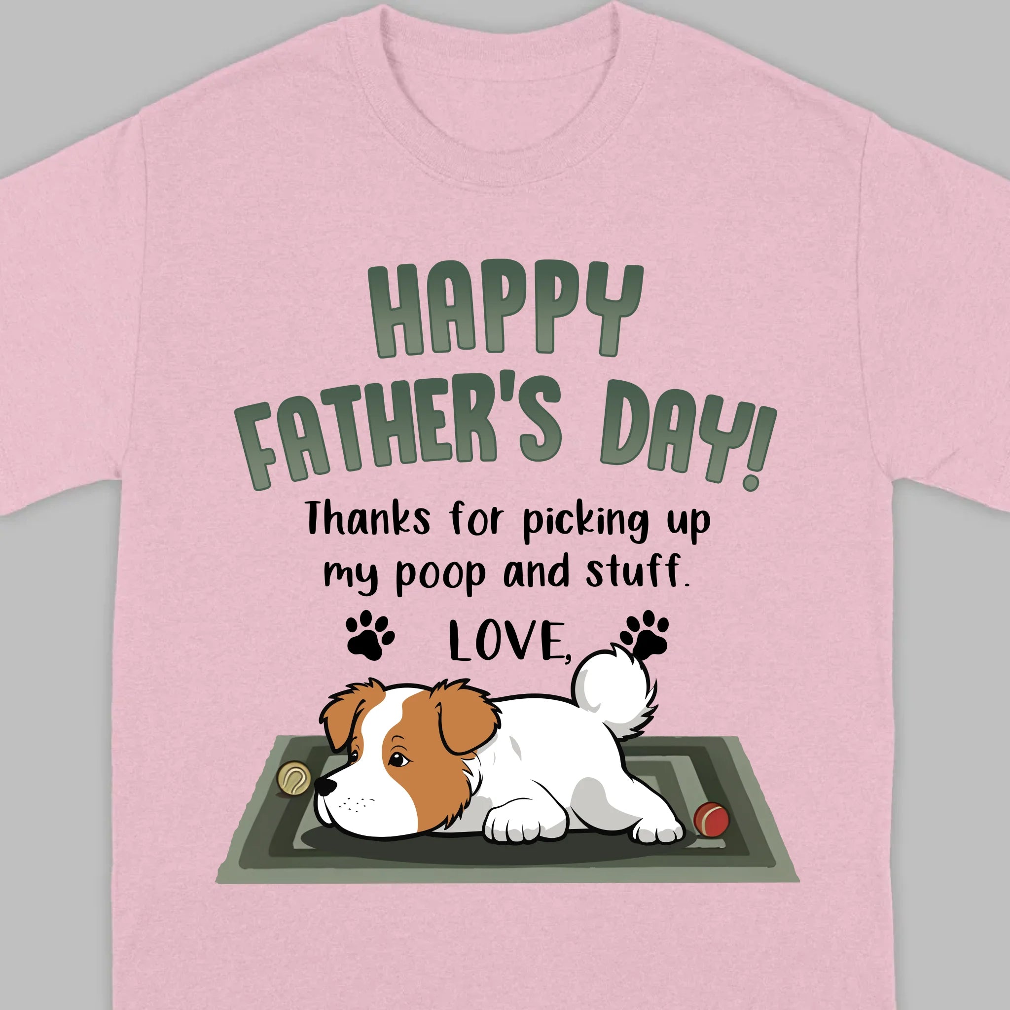Custom Father’s Day Dog T-Shirt – Funny & Personalized Gift – 89Prints