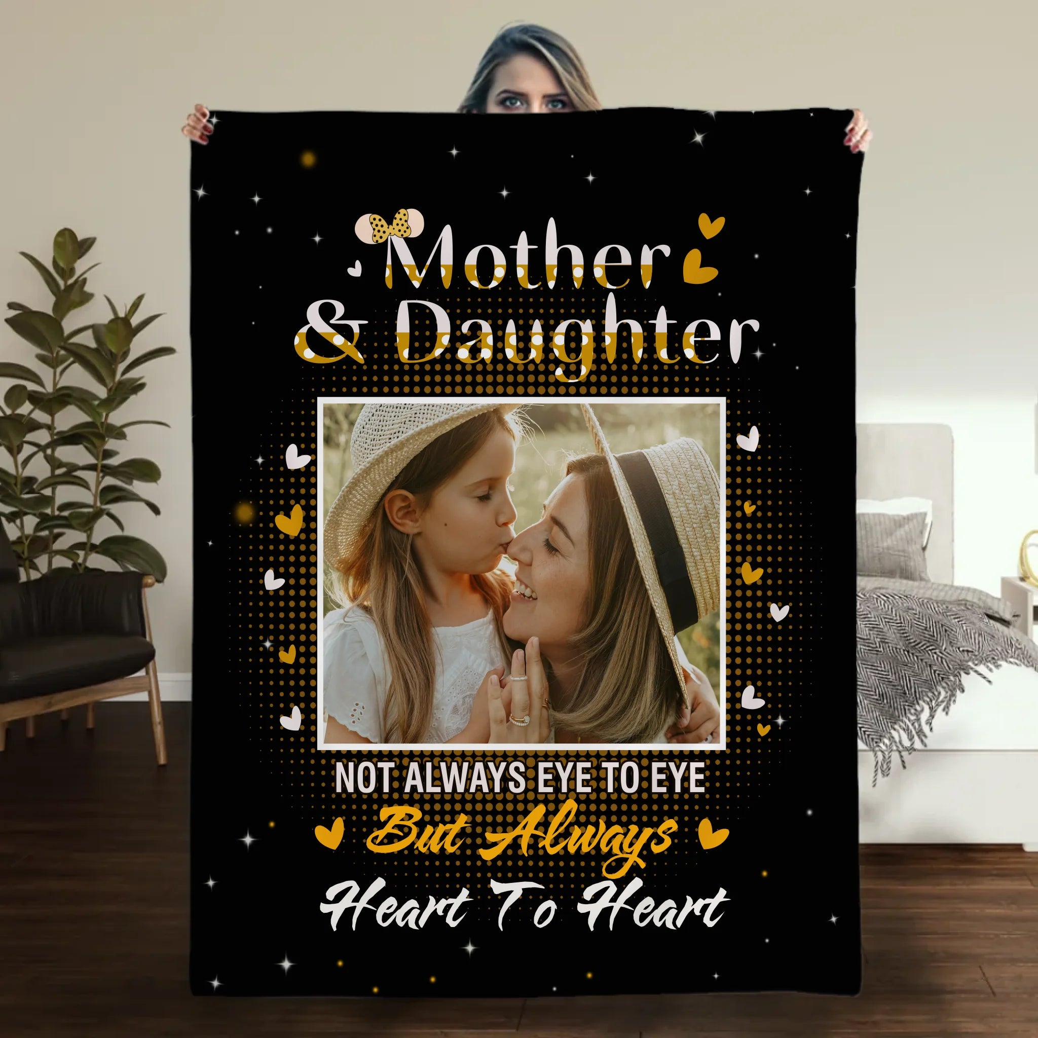 Personalized Blanket – For the Unbreakable Mother-Daughter Bond - 89Prints