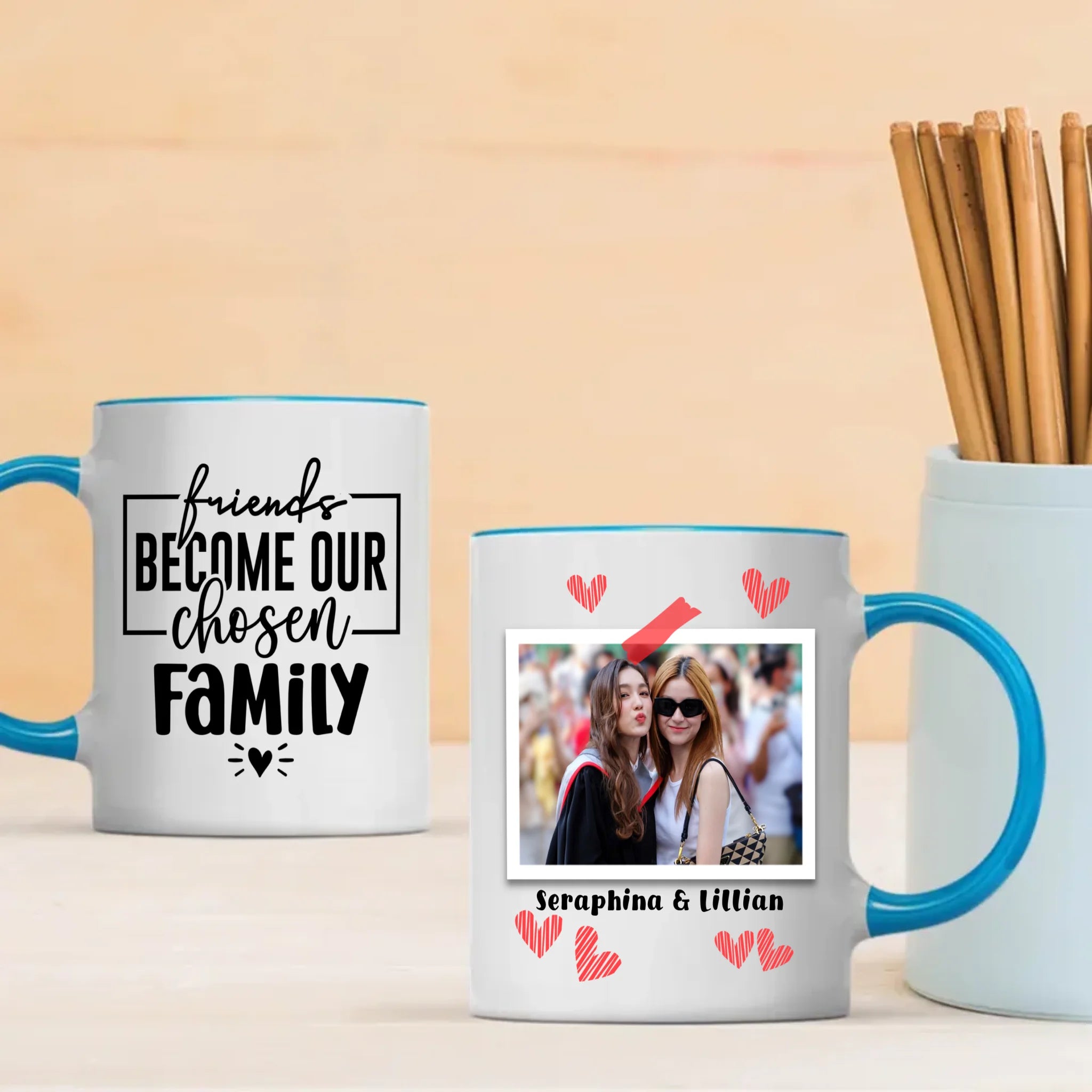 Bestie Magic Mug – Friends Become Family Heat Reveal Surprise - 89Prints