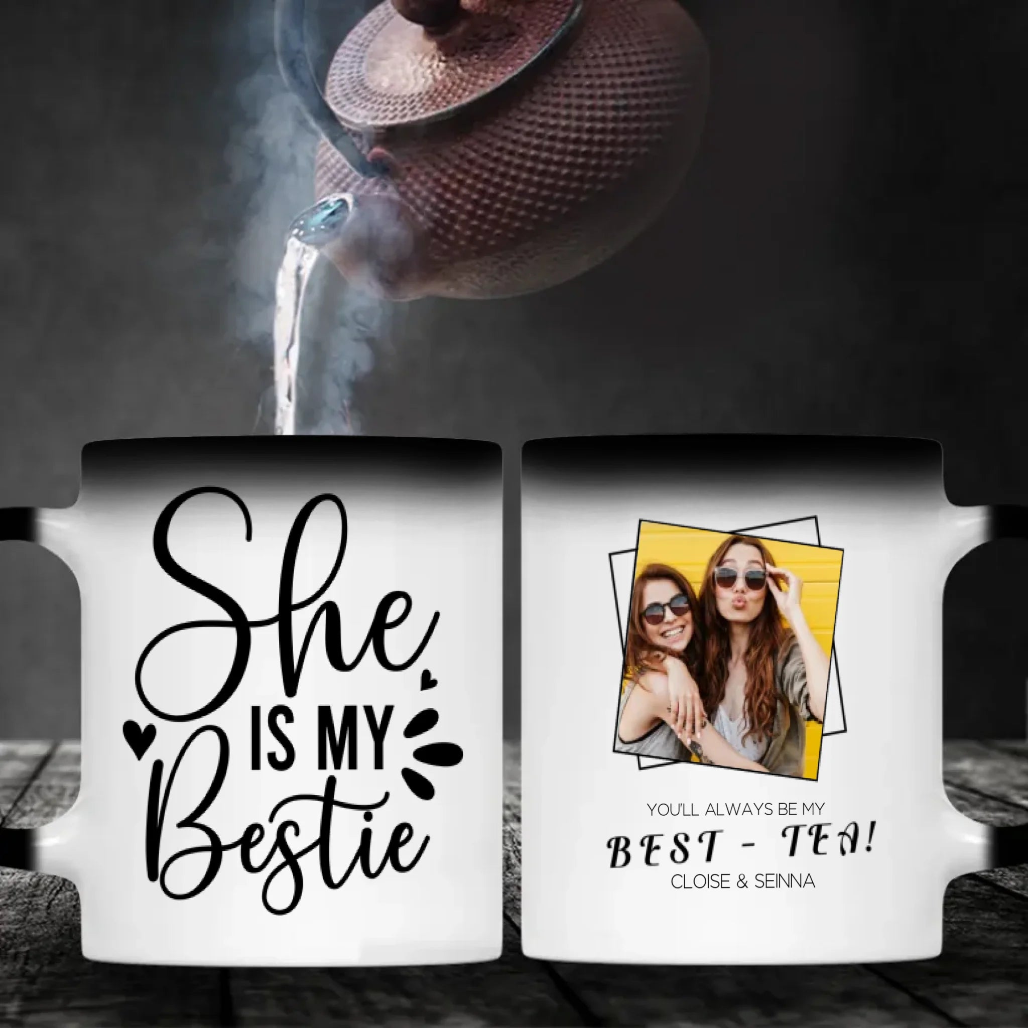 Personalized Mug – She Is My Bestie - 89Prints