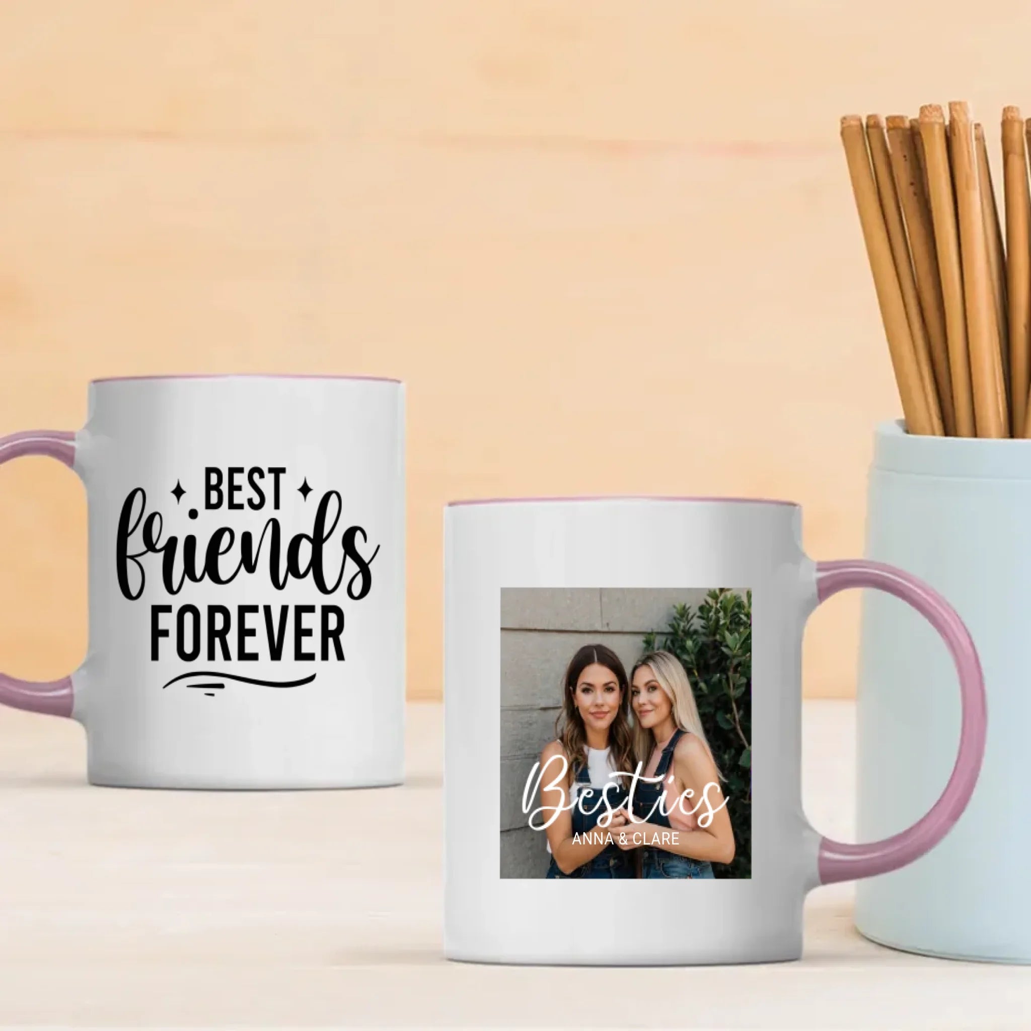 Elegant Coffee Mug – Because You’re My Best Friend Forever - 89Prints