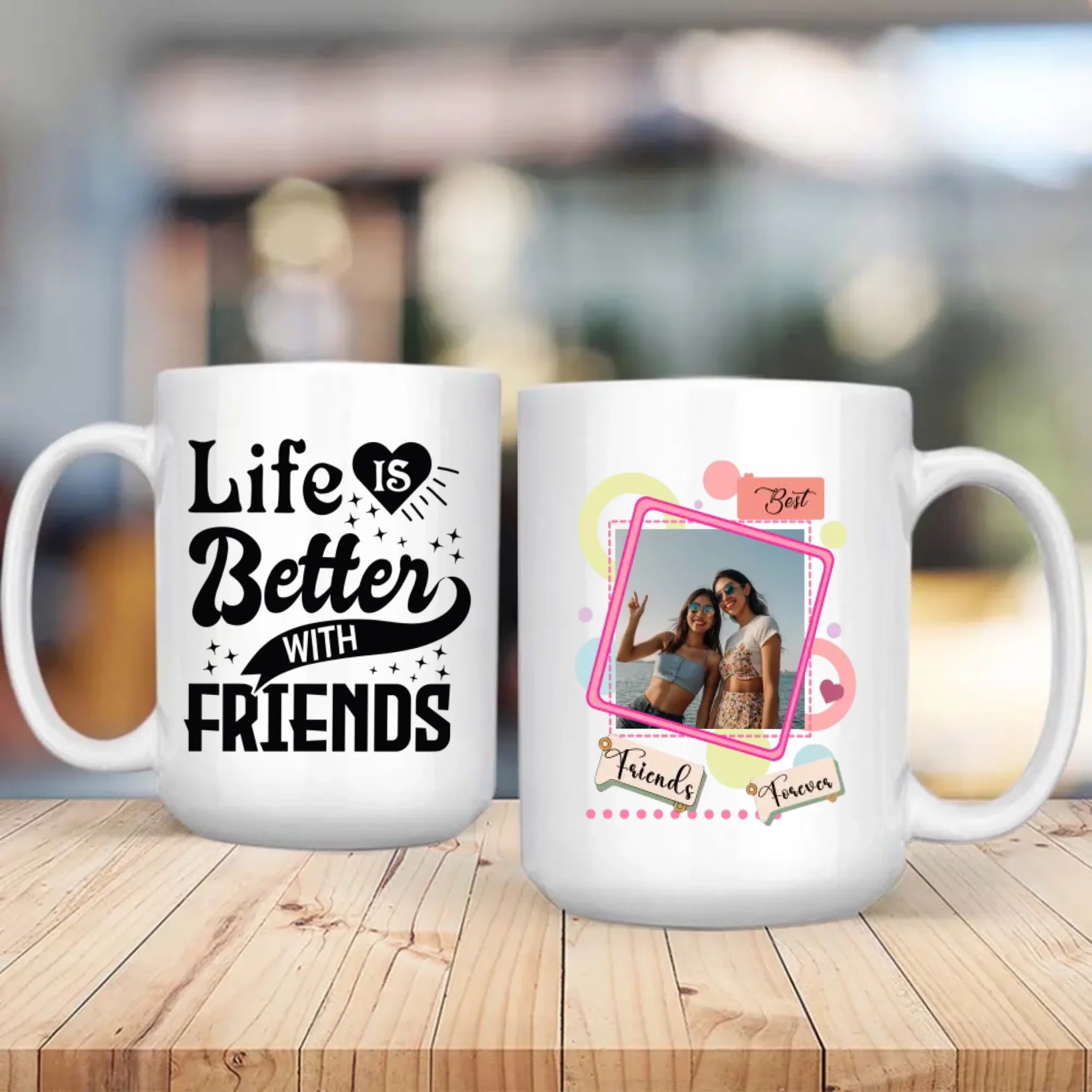 Life Better With Friend Magic Mug – Perfect Gift for Bestie - 89Prints