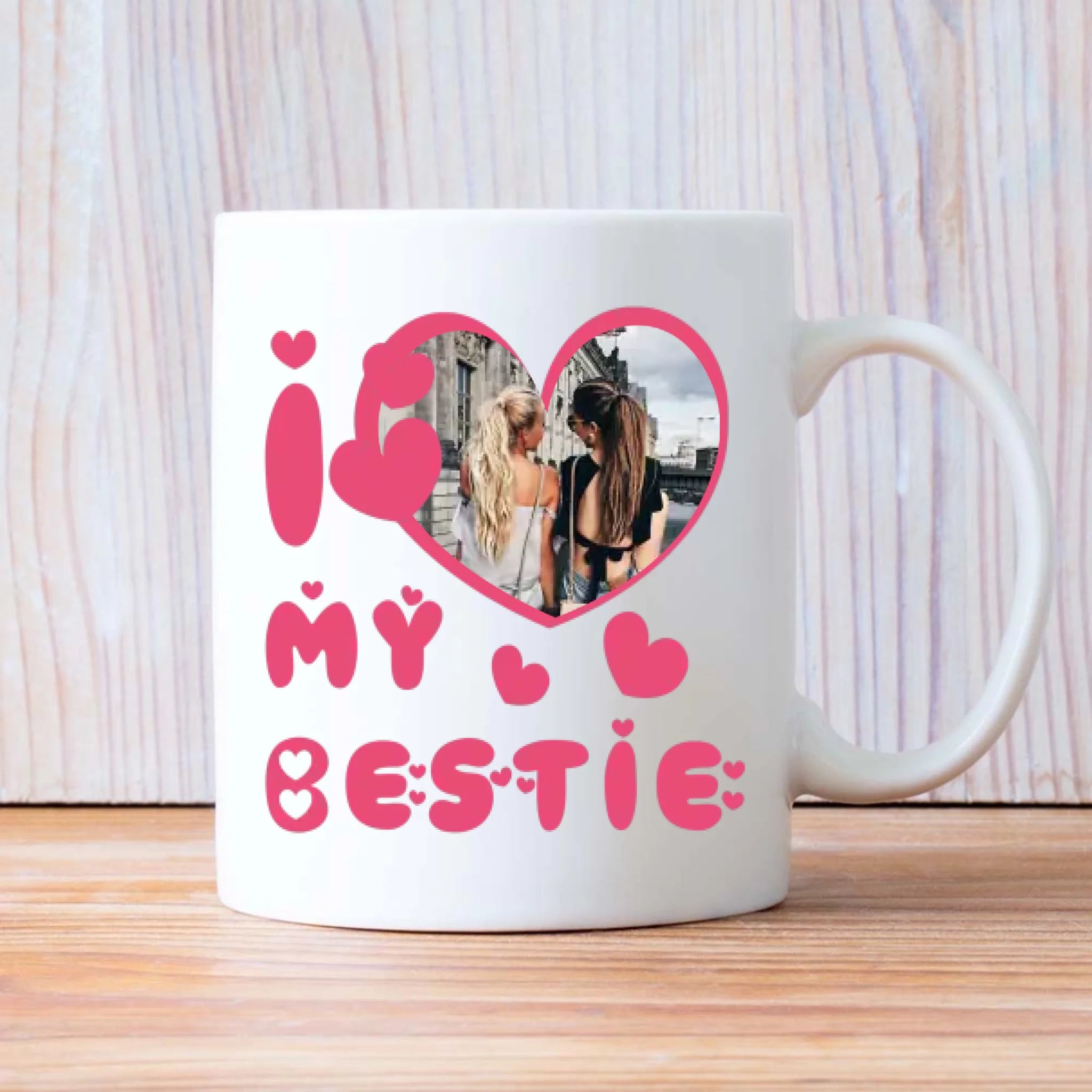 BestieMug-Cute Friendship Gift – Tall Best Friend Mug – 89Prints