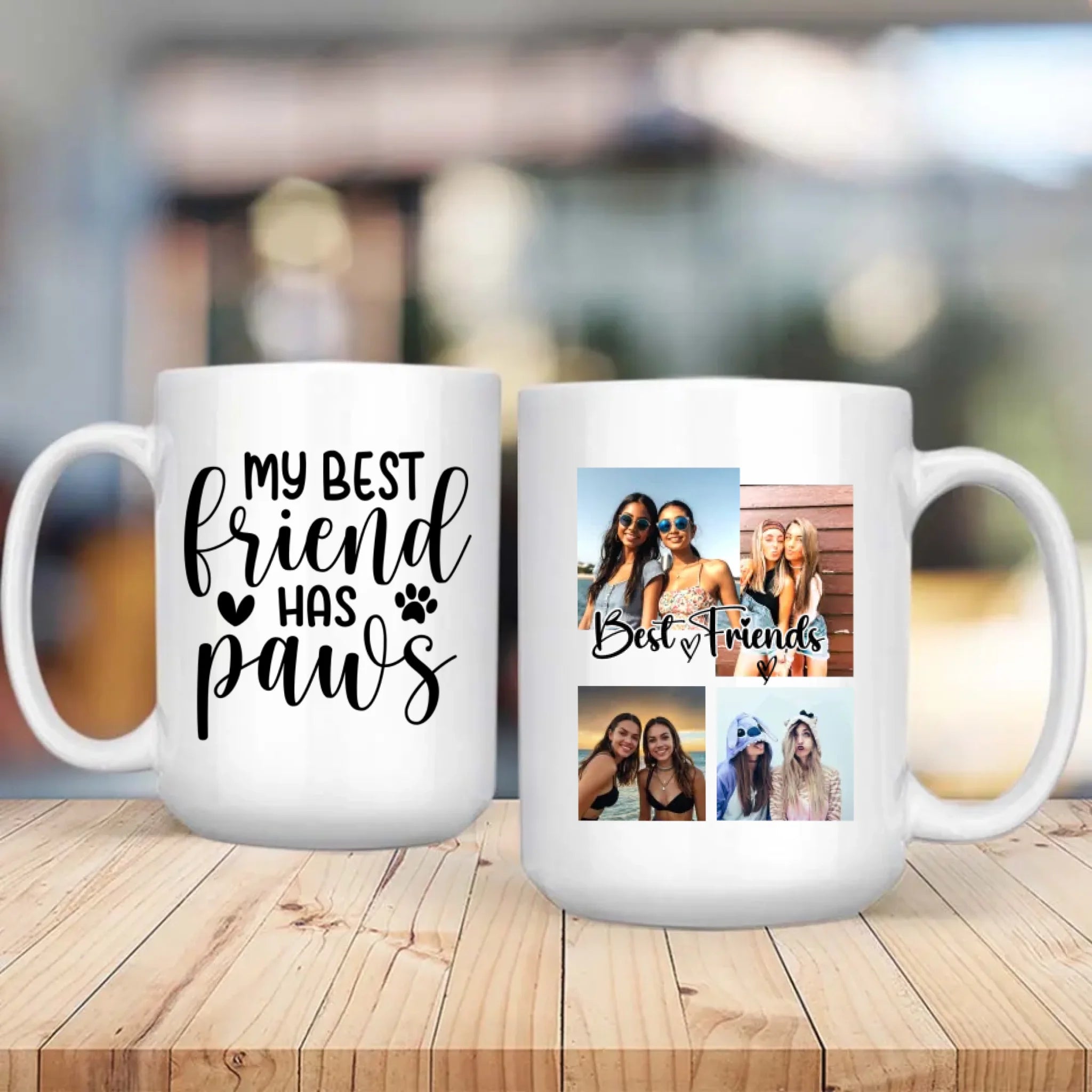 Personalized Pet Mug – My Best Friend Has Paws – 89Prints