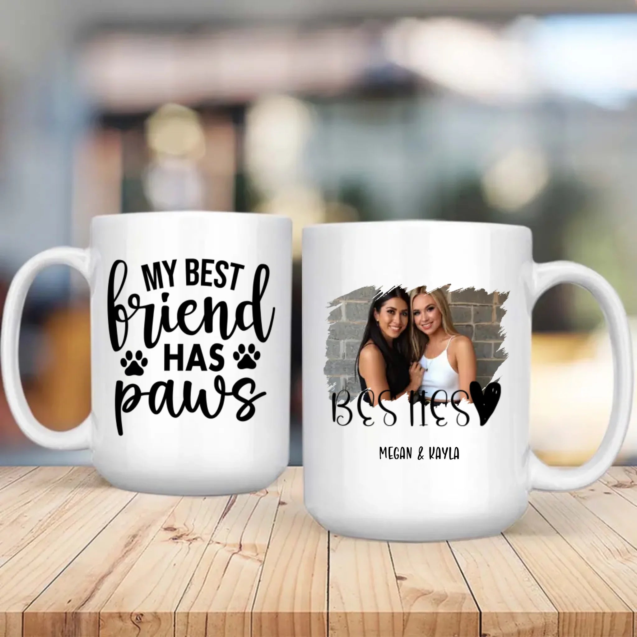 Funny Pet Coffee Cup – My Best Friend Has Paws Mug – 89Prints