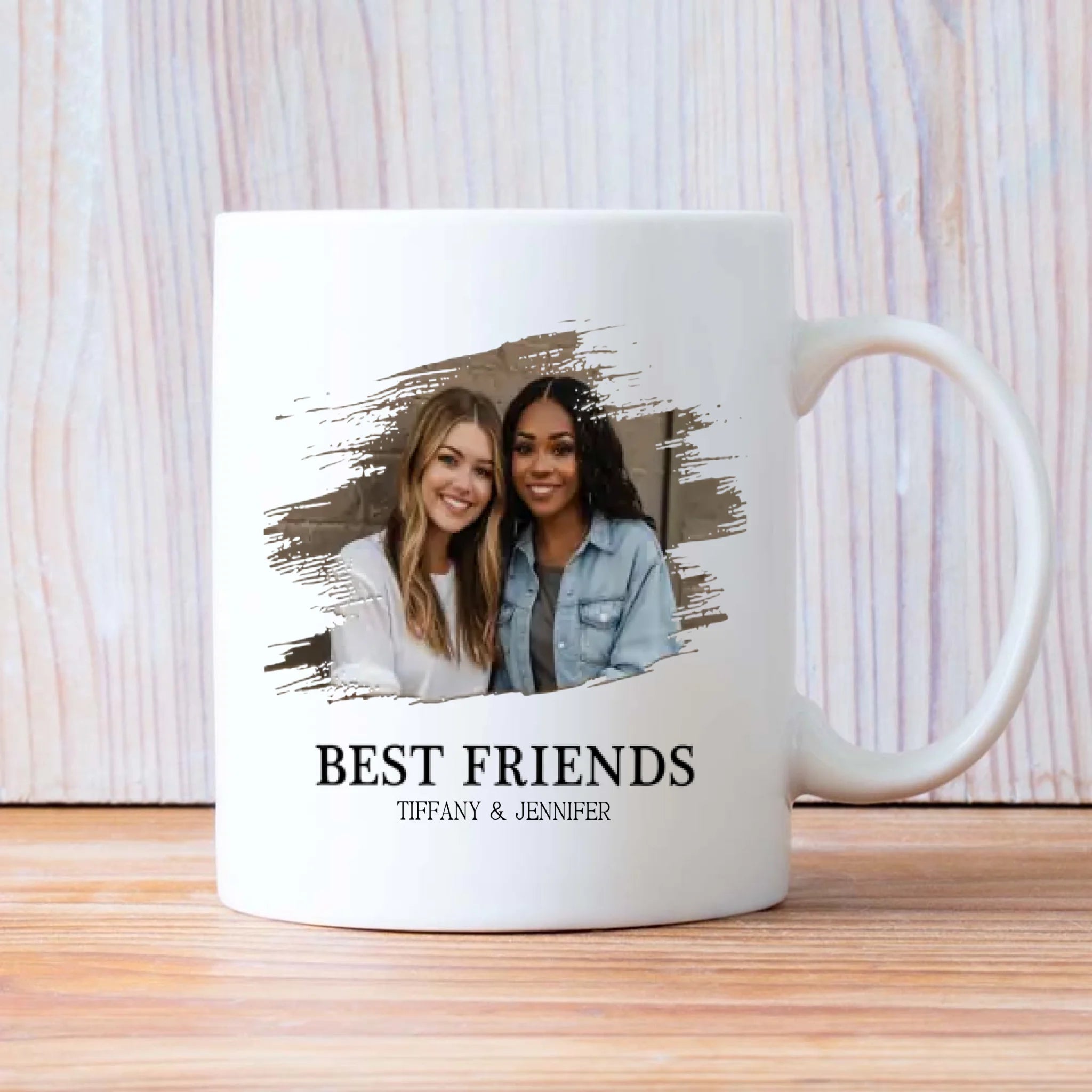 Friendship Gift Mug – Brunette Bestie Cup – 89Prints