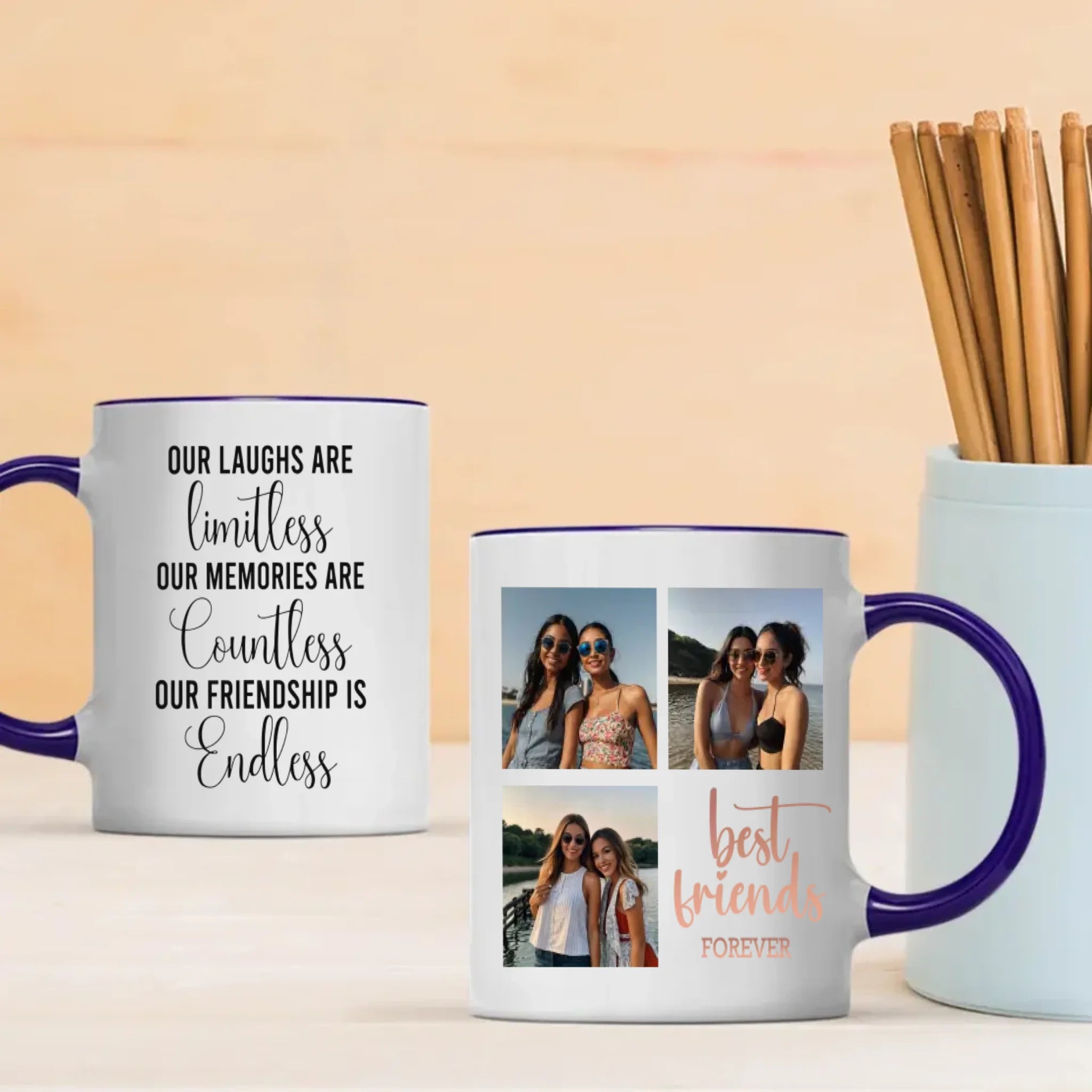 Your Own Designed Mug – Best Friends Forever Photo Cup – 89Prints