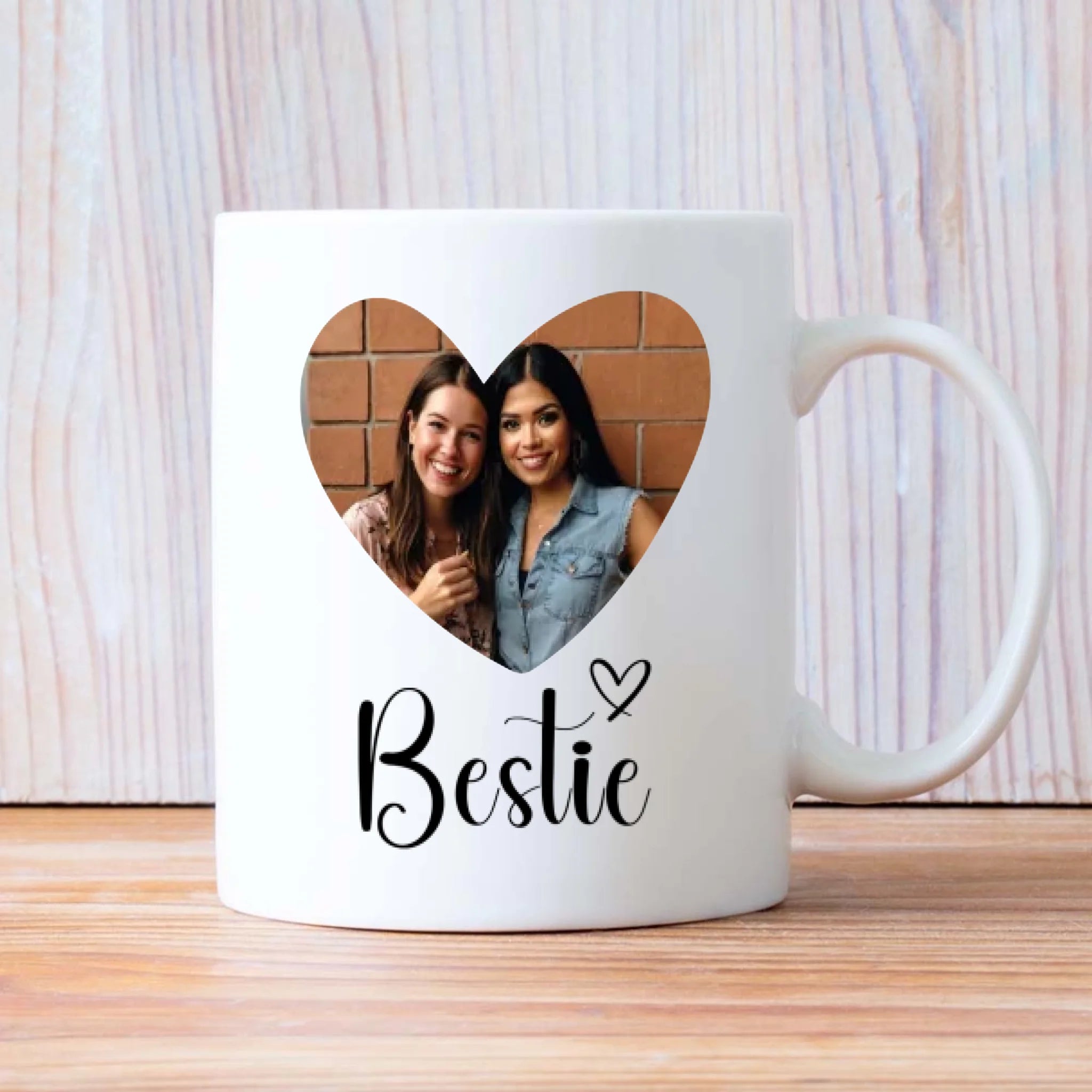 Funny Bestie Squad Mug – Custom Photo Print Cup – 89Prints