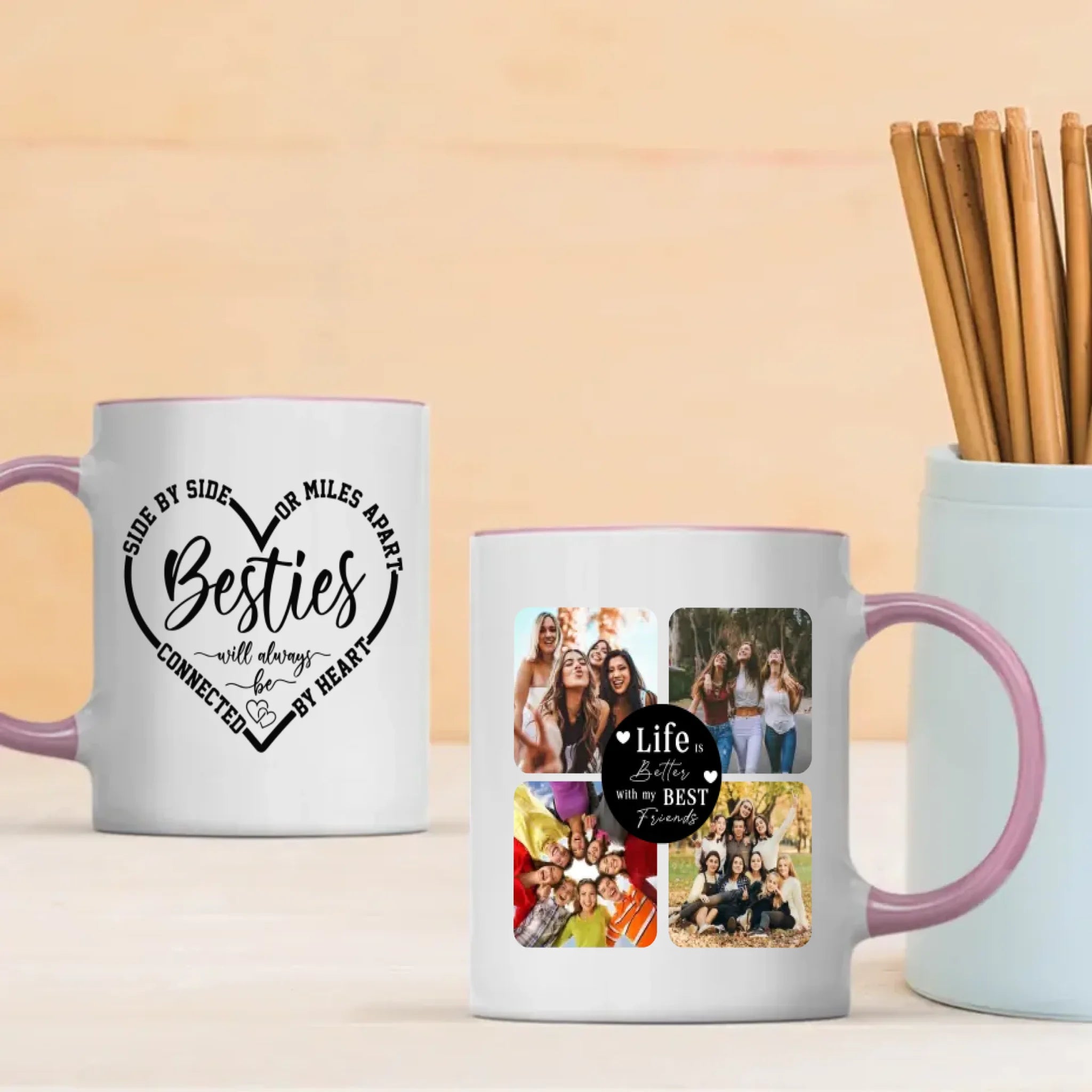 Custom Mug Design – Life Better With My Best Friends – 89Prints