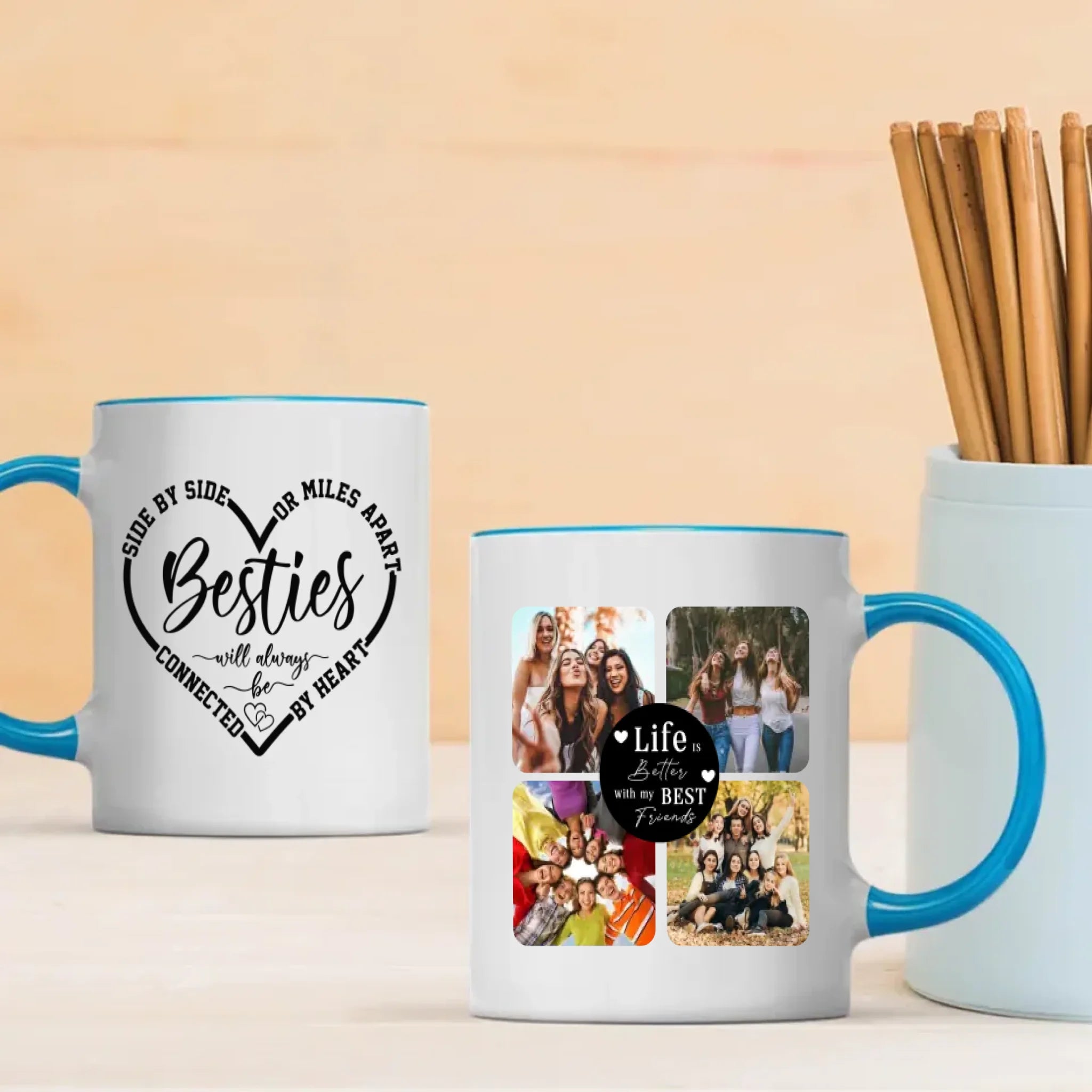 Custom Mug Design – Life Better With My Best Friends – 89Prints