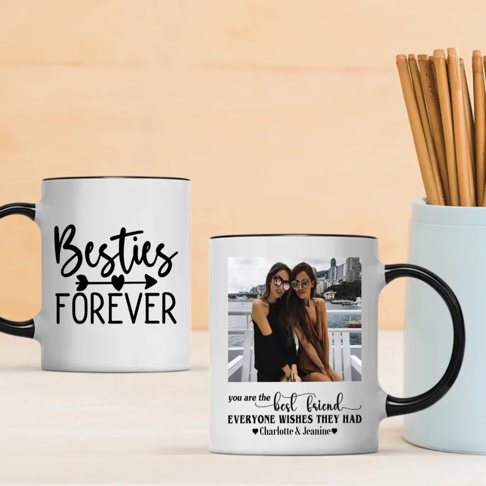 Bestie Forever Mug – Personalised Custom Cup – 89Prints
