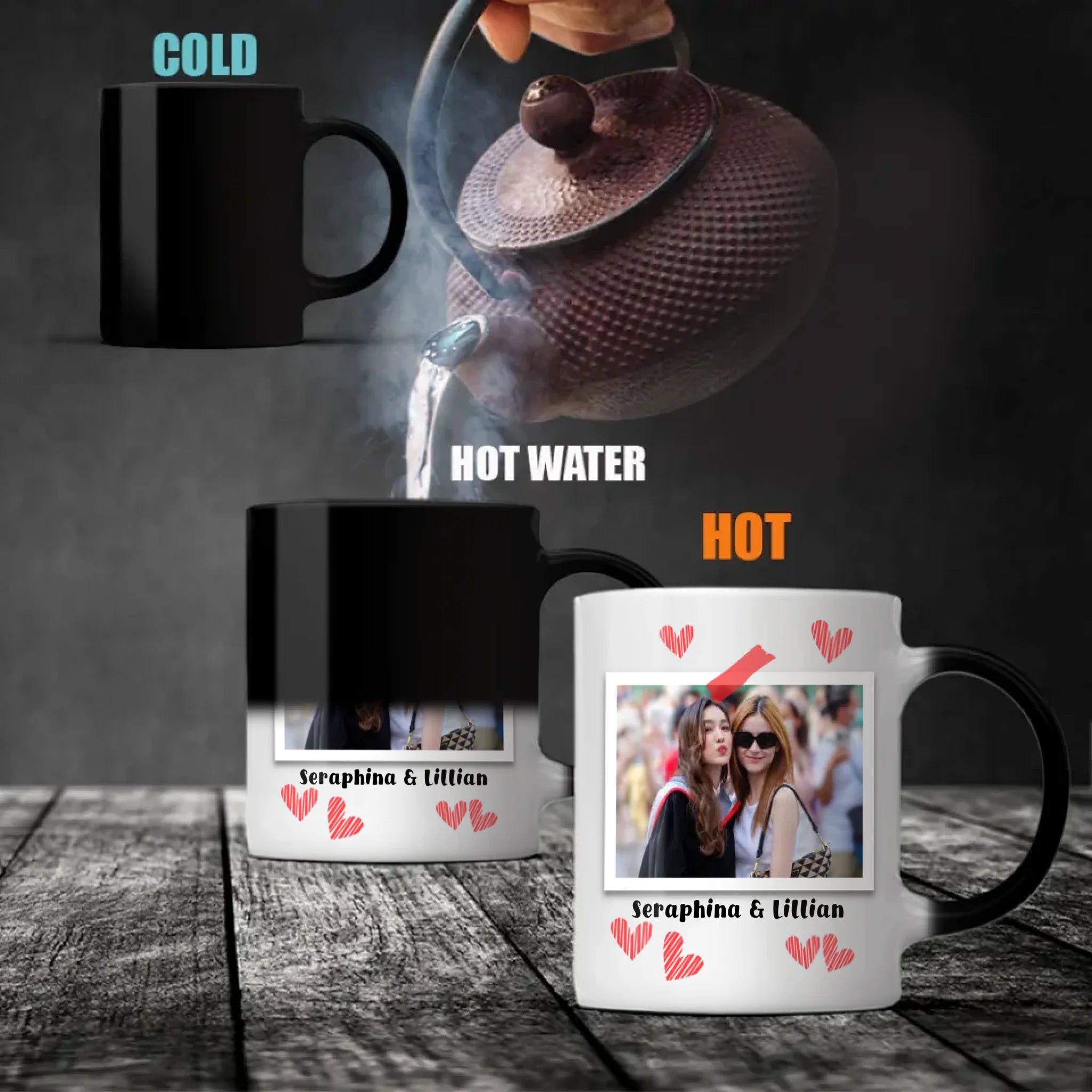 Your Own Designed Mug – Blonde Bestie Friendship Custom – 89Prints