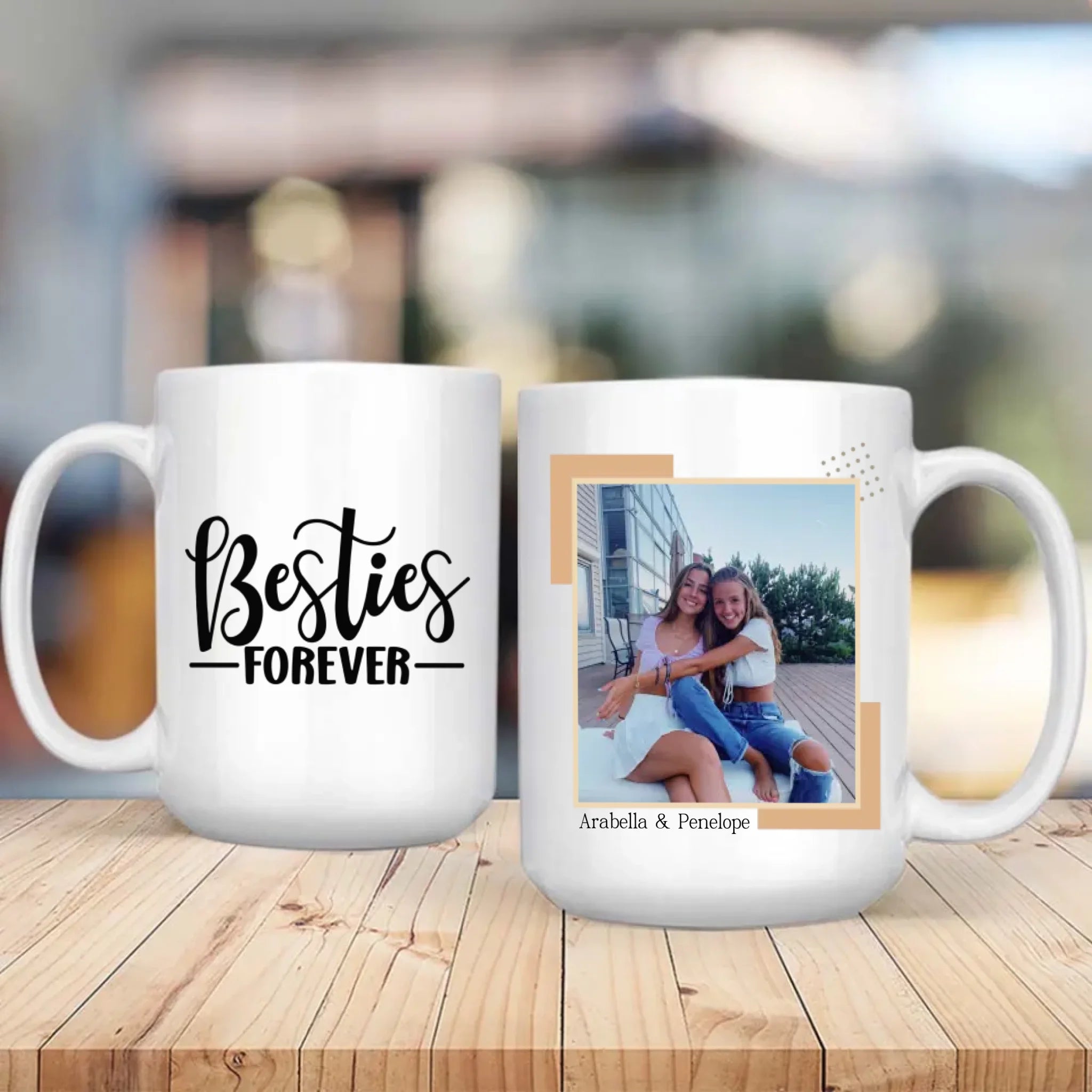 Personalised Mug Design – Besties Forever Friendship – 89Prints