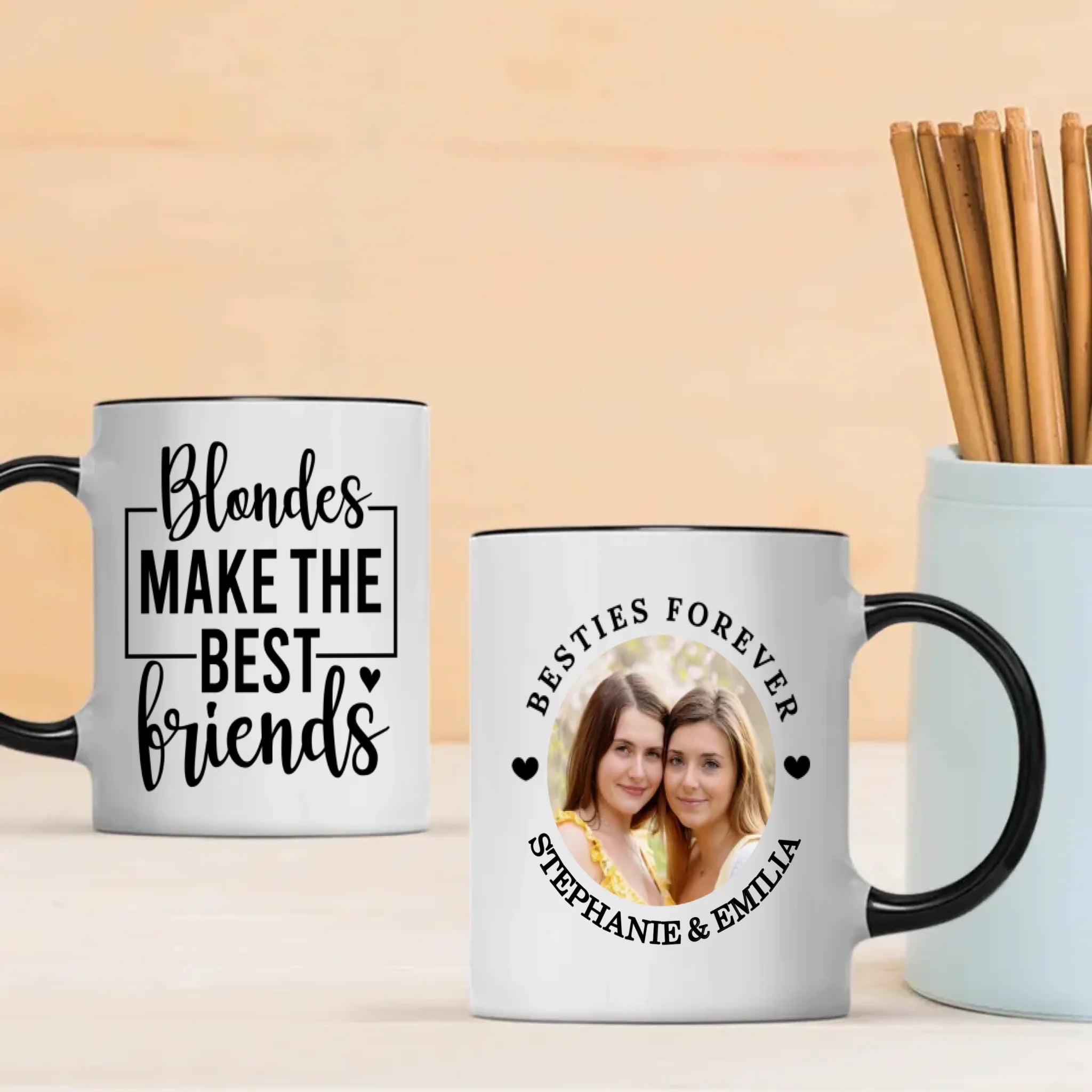 Custom Best Friends Mug – Friendship That Lasts a Lifetime - 89Prints