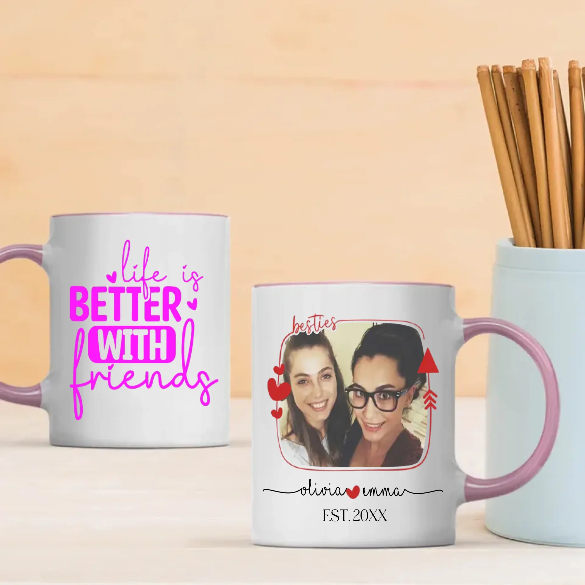 Life Is Better With Friend Mug – Thoughtful Keepsake Gift -89Prints