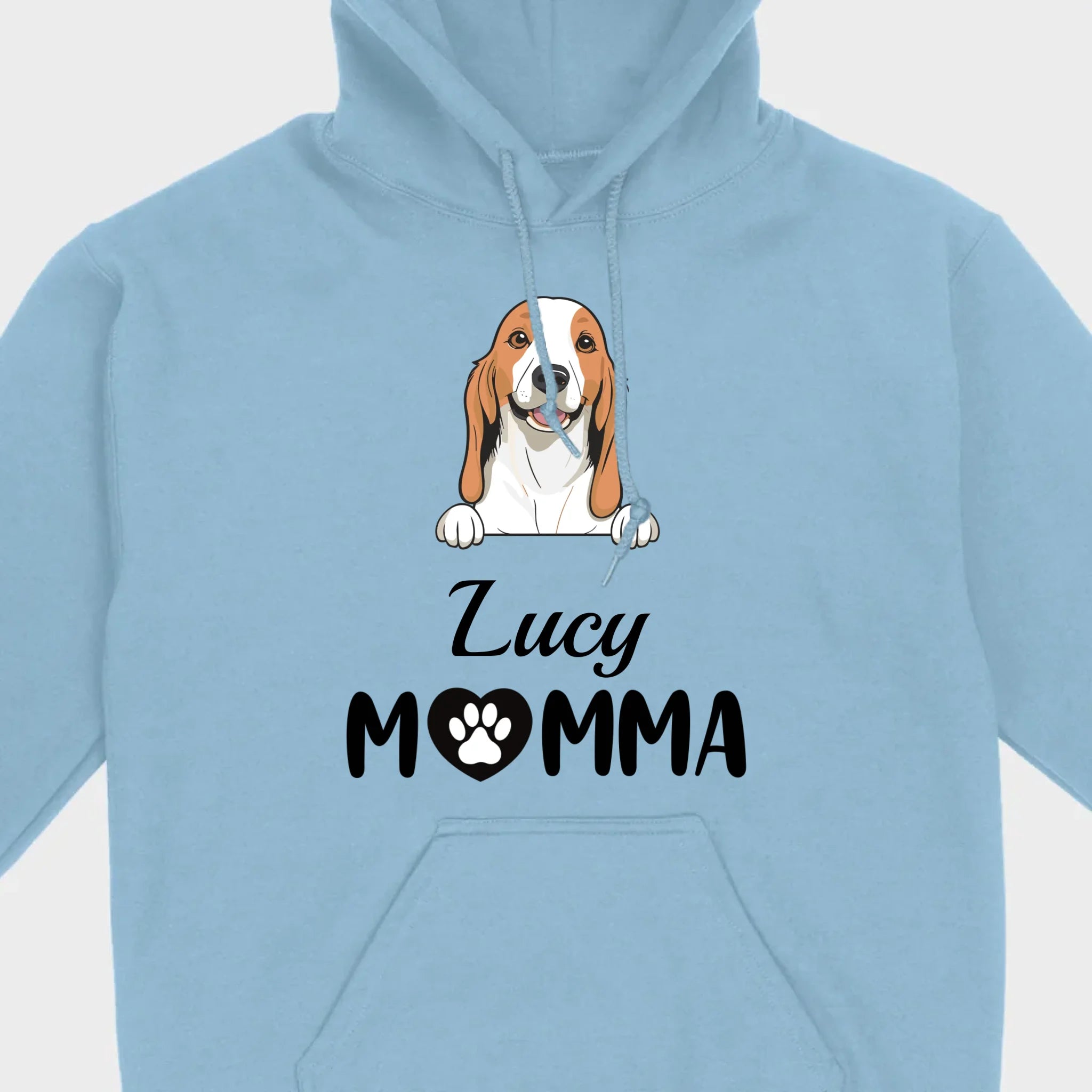 Customizable Dog Mom T-Shirt – Personalize with Dog Icon and Name – 89Prints