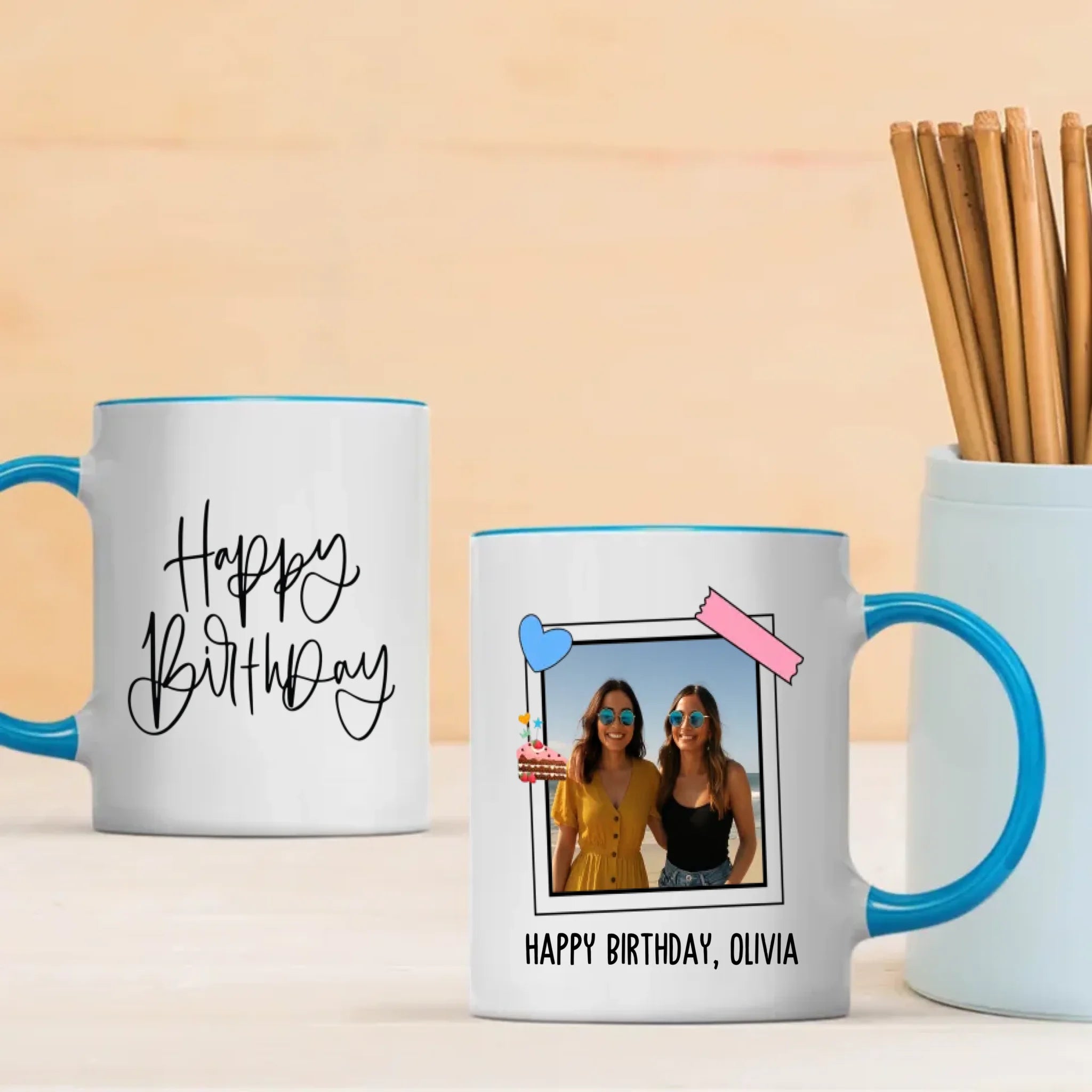 Happy Birthday Printed Mugs – Customised Name & Party Giveaways –89Prints