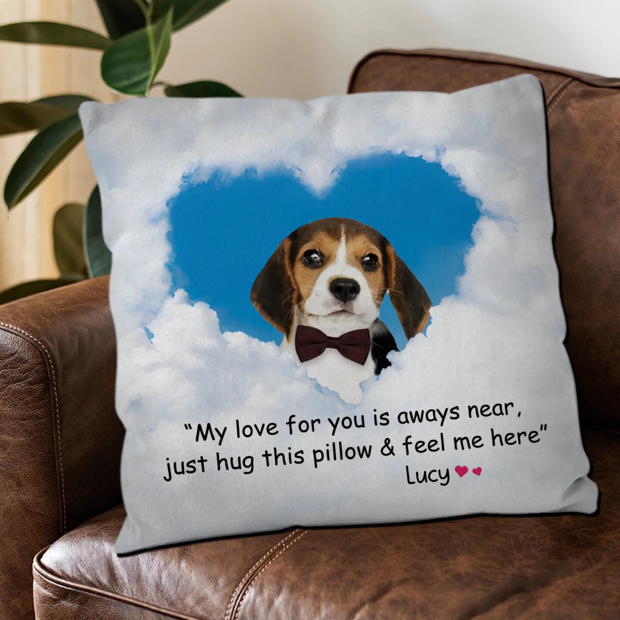 Pretty Dog Photo Pillow – Personalized Keepsake Gift - 89Prints