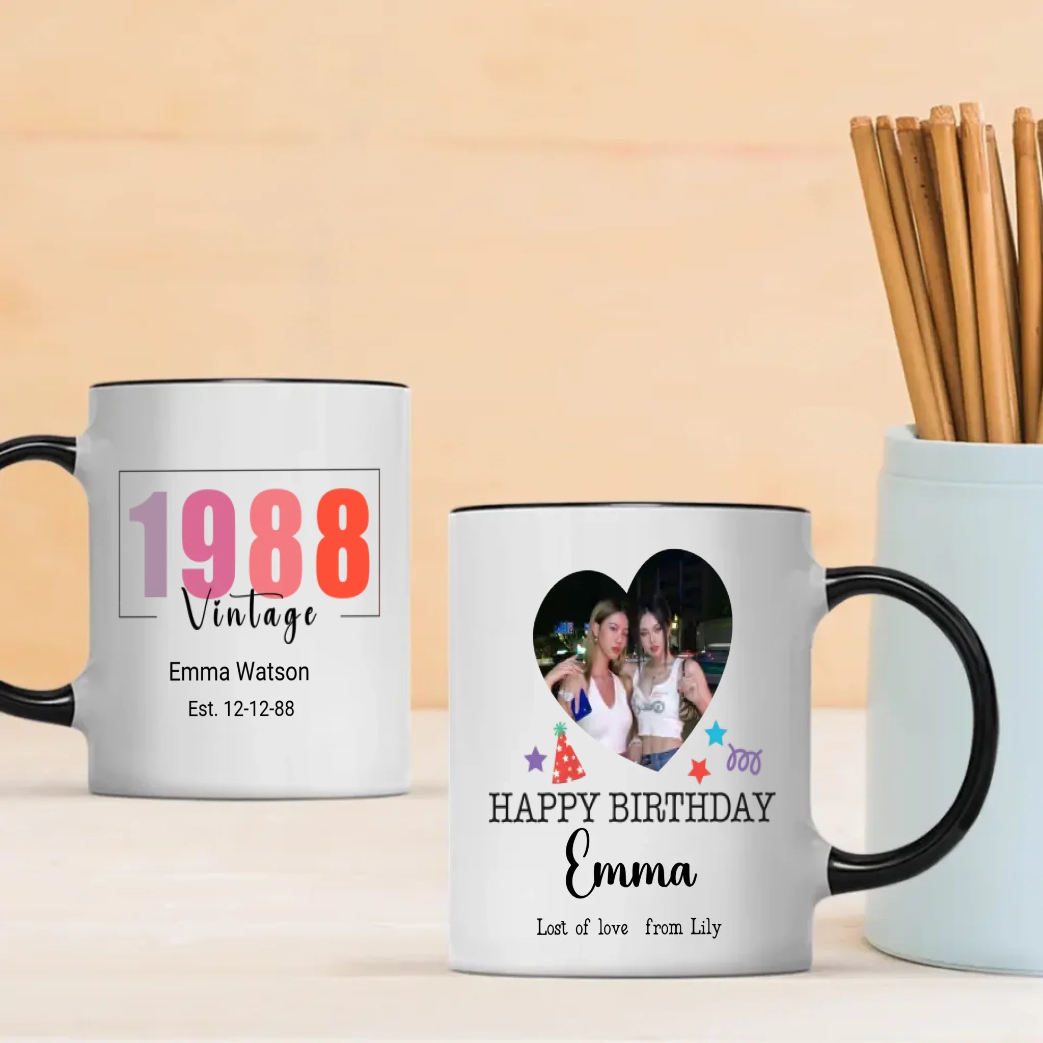 Retro Mug Since 1988 – Classic Birthday Edition – 89Prints