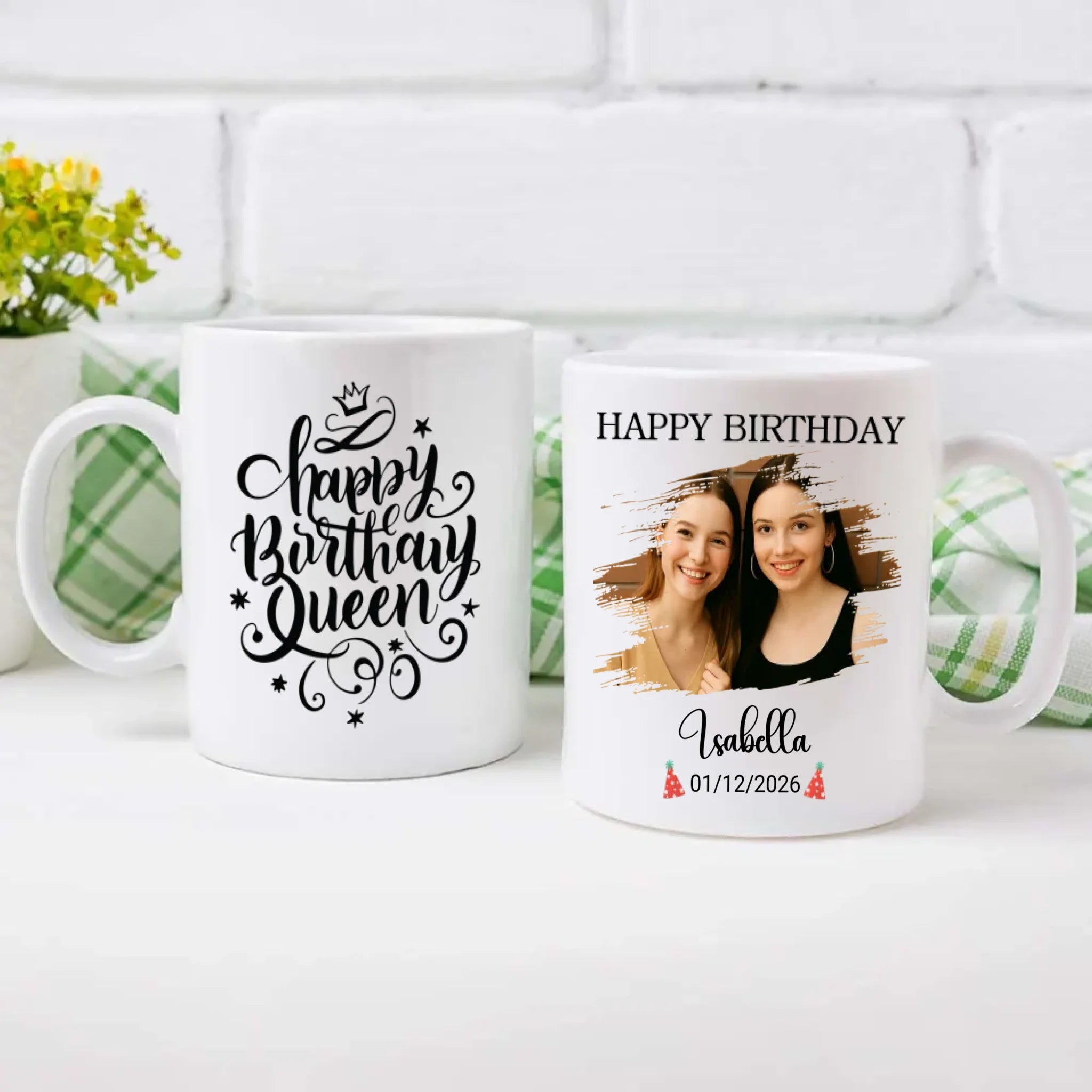 Happy Birthday Queen Mug – Personalised Gift – 89Prints