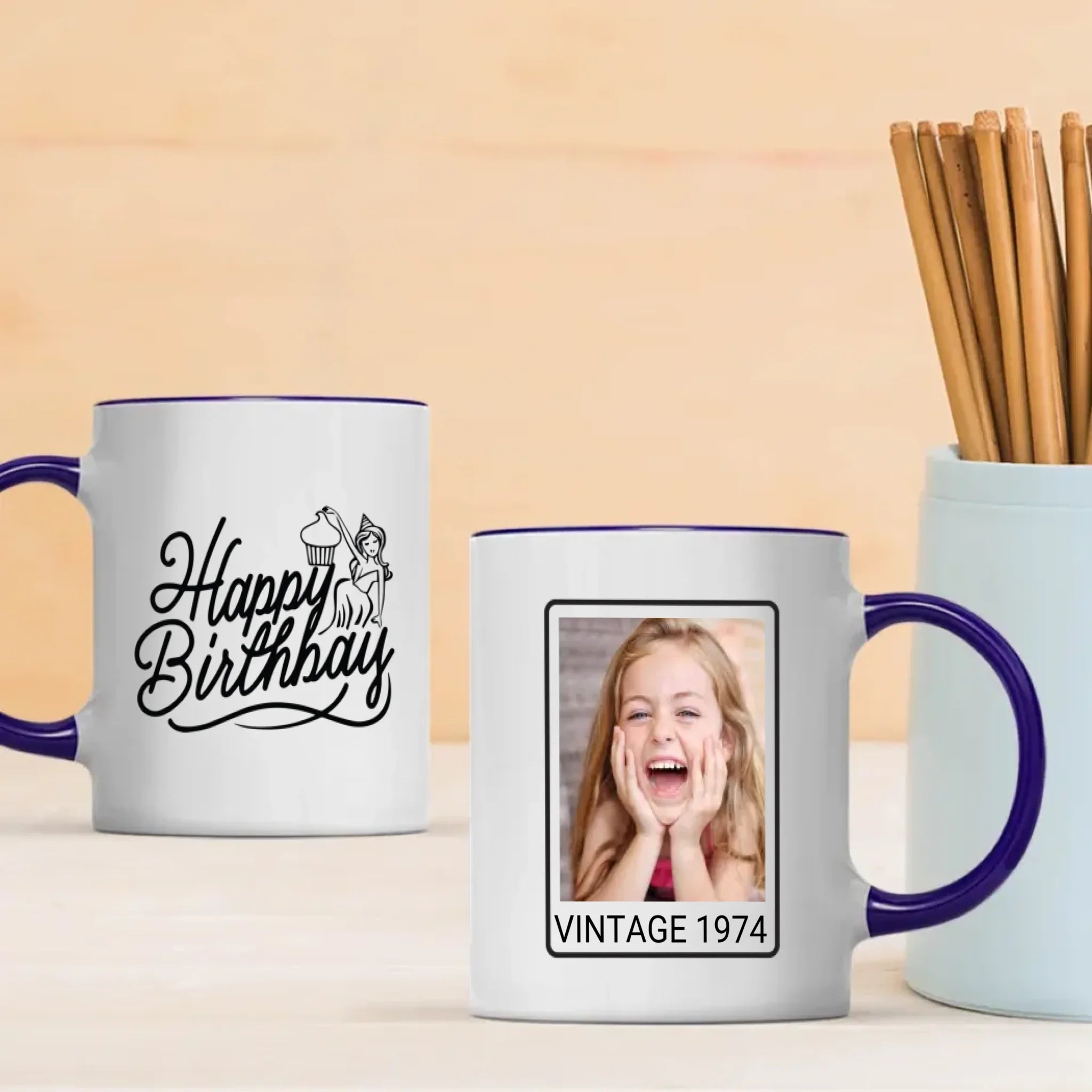 Vintage Birthday Mug Party Giveaways –89Prints