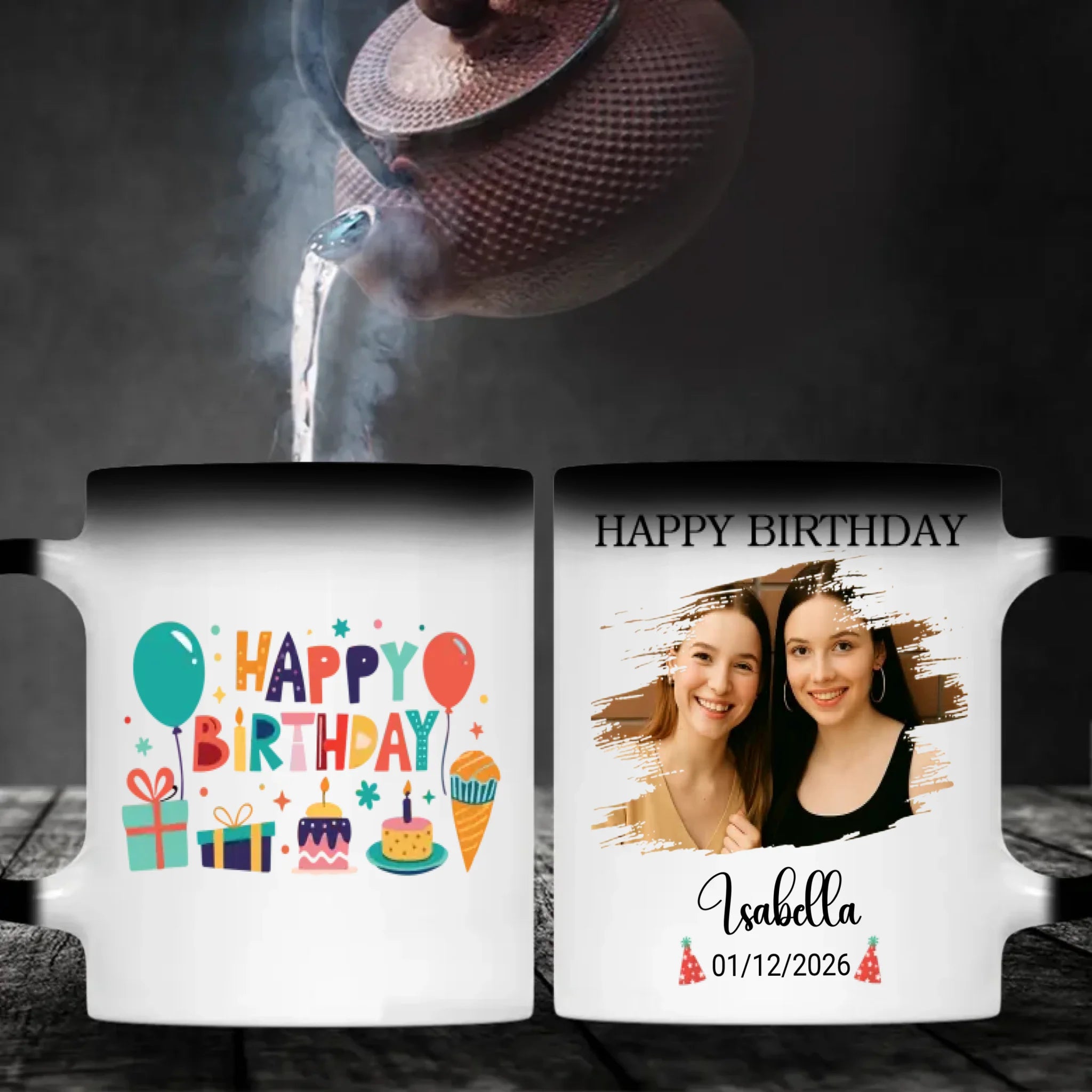 Customized Happy Birthday Mugs – Personalized Gift for Friends & Family – 89Prints