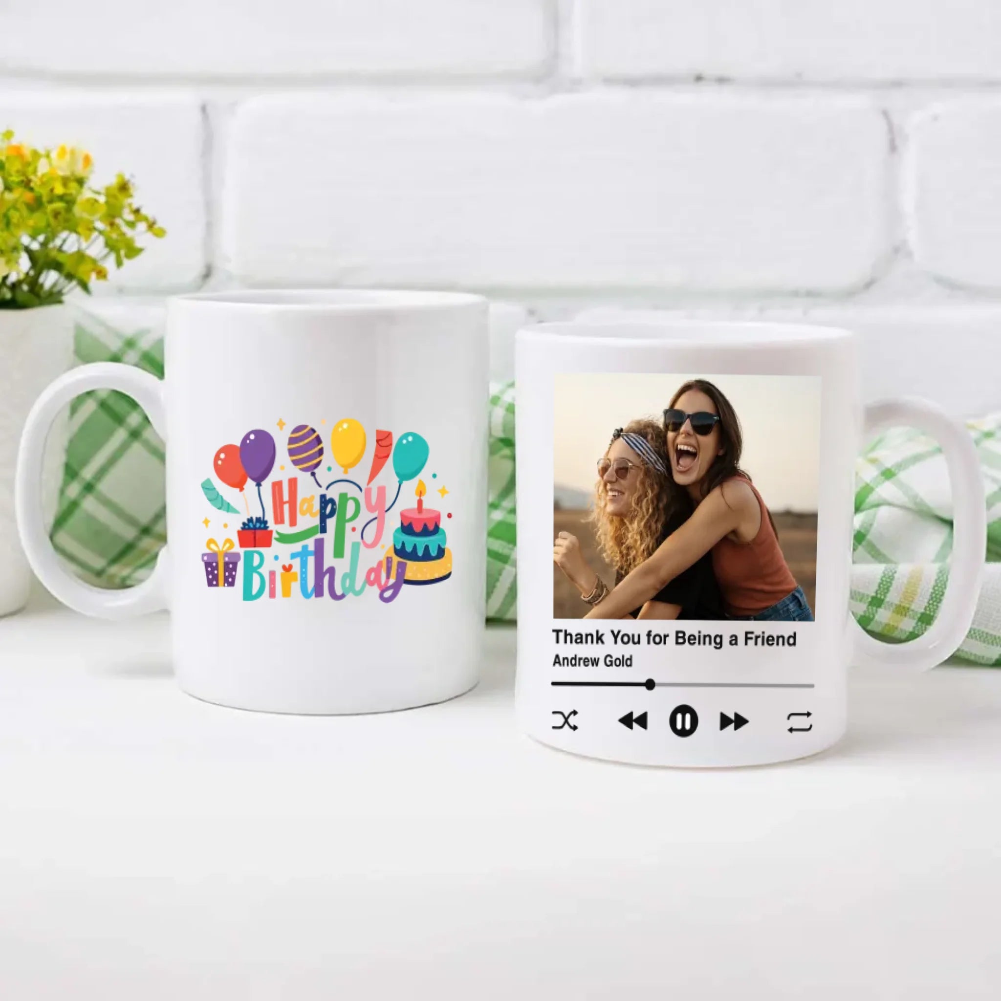 Adorable Personalized Birthday Mug for Friends - 89Prints