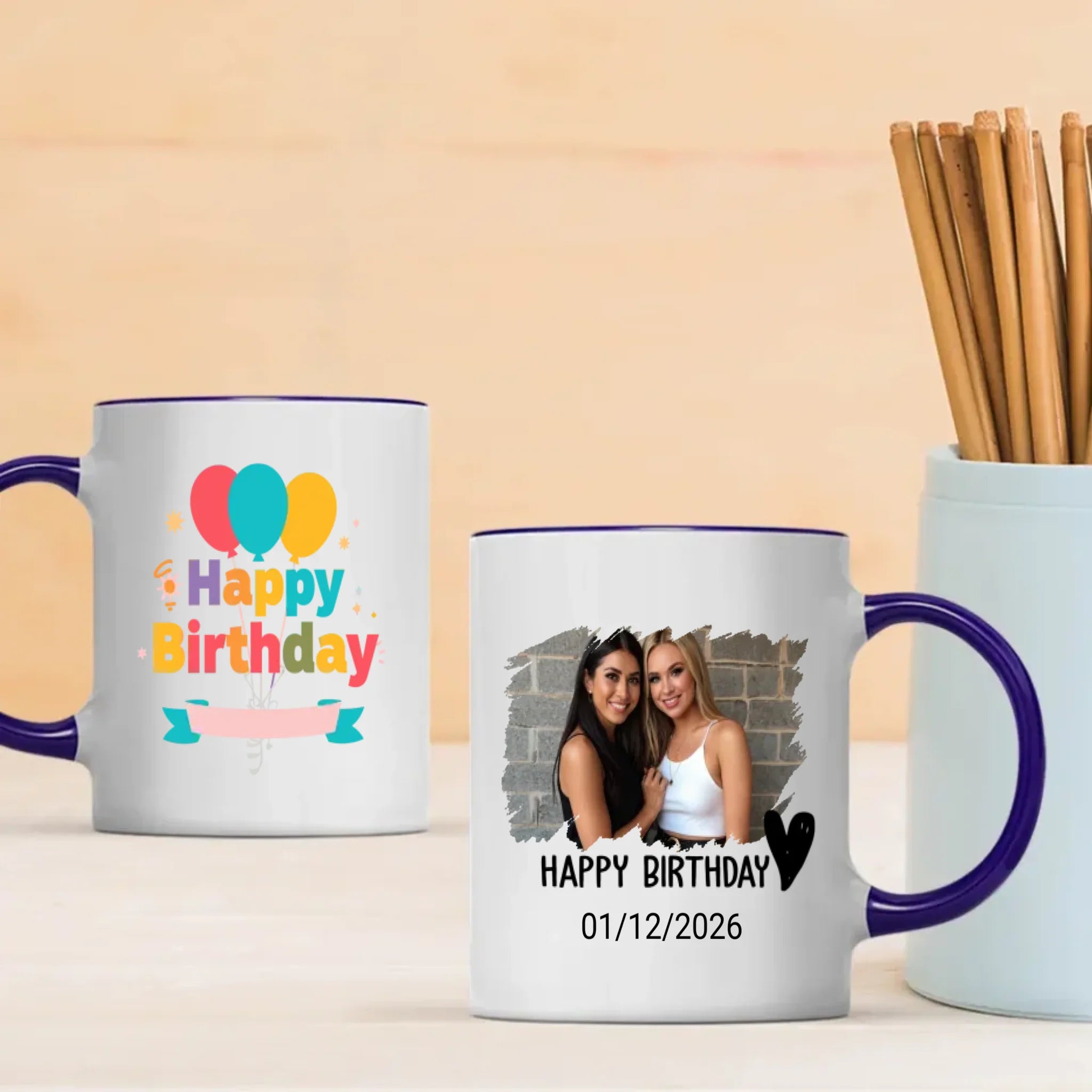 Custom Happy Birthday Mug for Loved Ones - 89Prints