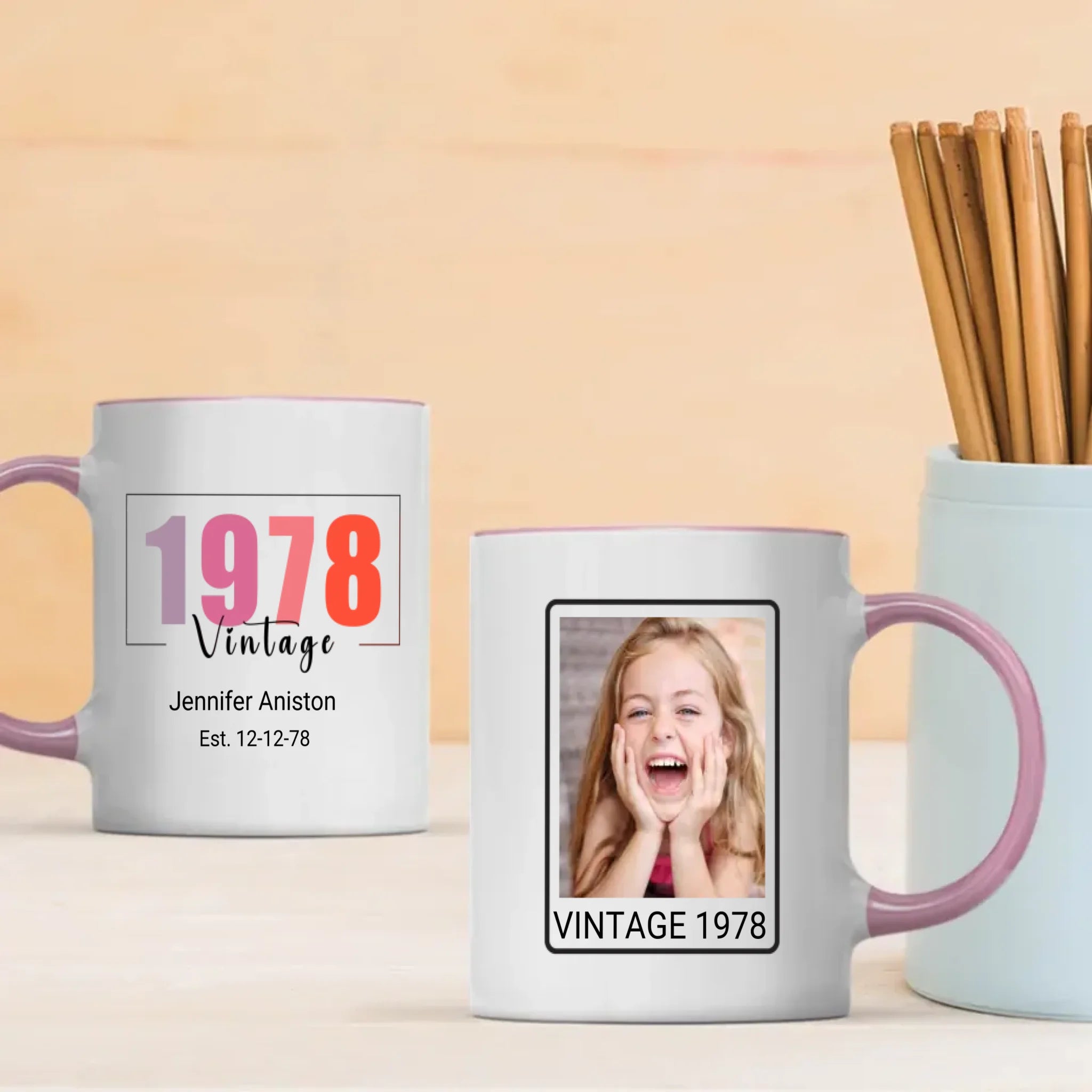 Vintage 1978 Birthday Mug – Custom Gift for Her – 89Prints