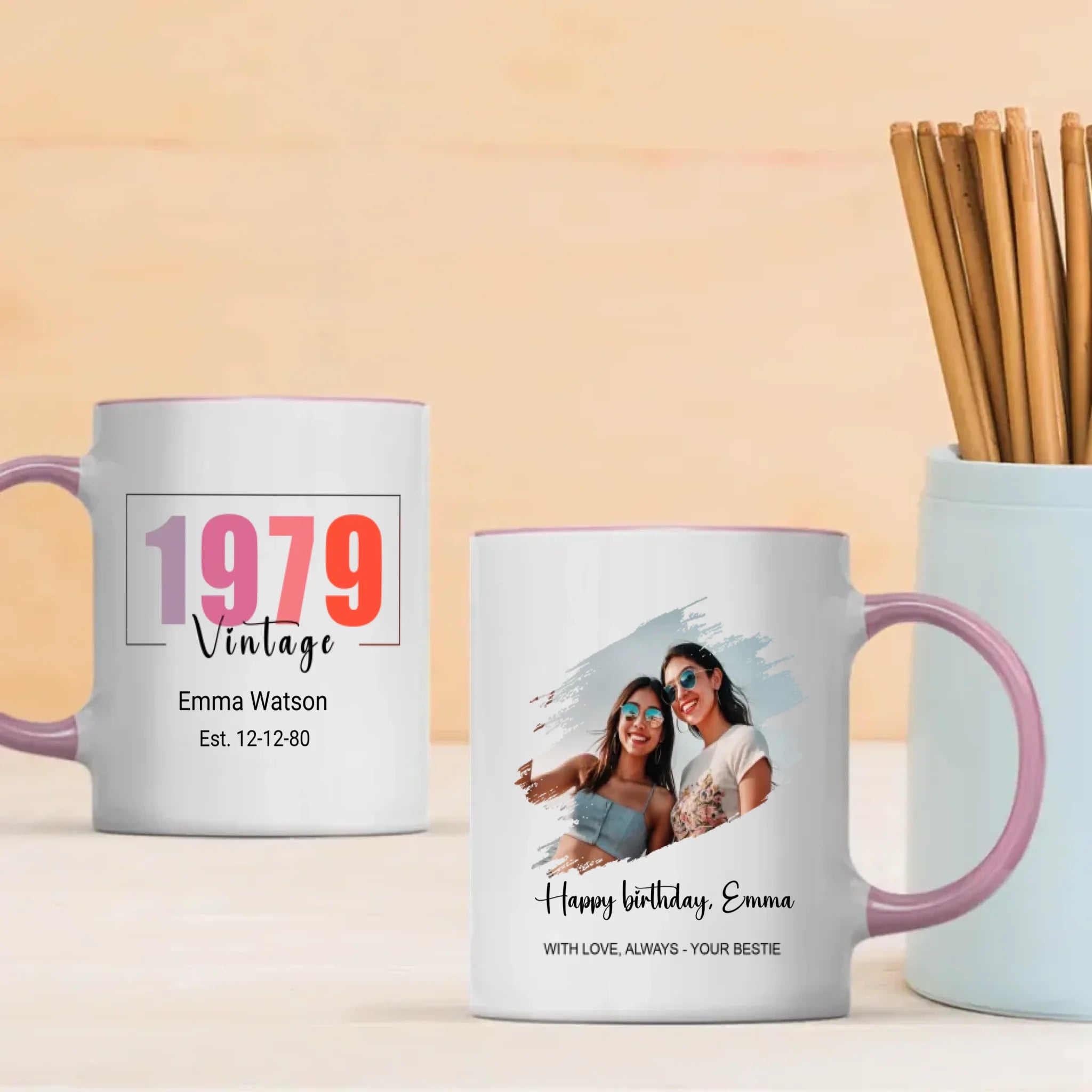 Born in 1979 Mug – Personalized Birthday Gift – 89Prints