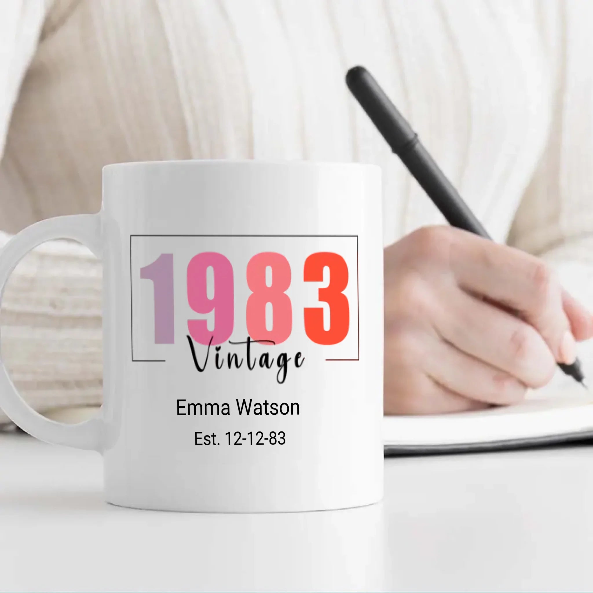1983 Themed Birthday Mug – Classic Gift for Dad – 89Prints
