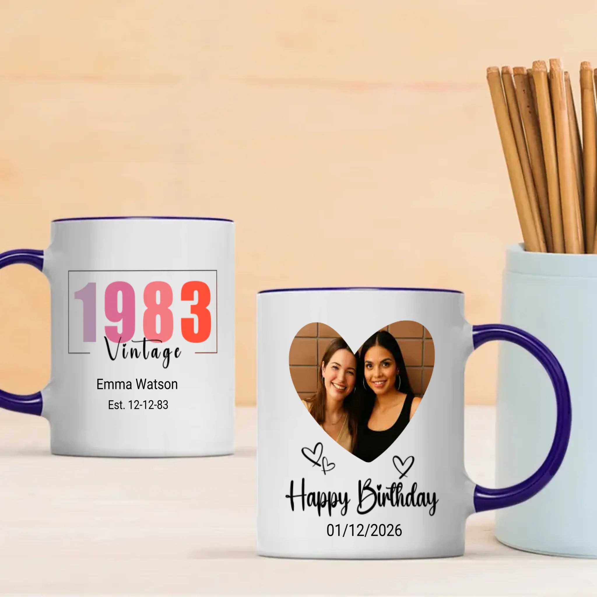1983 Themed Birthday Mug – Classic Gift for Dad – 89Prints