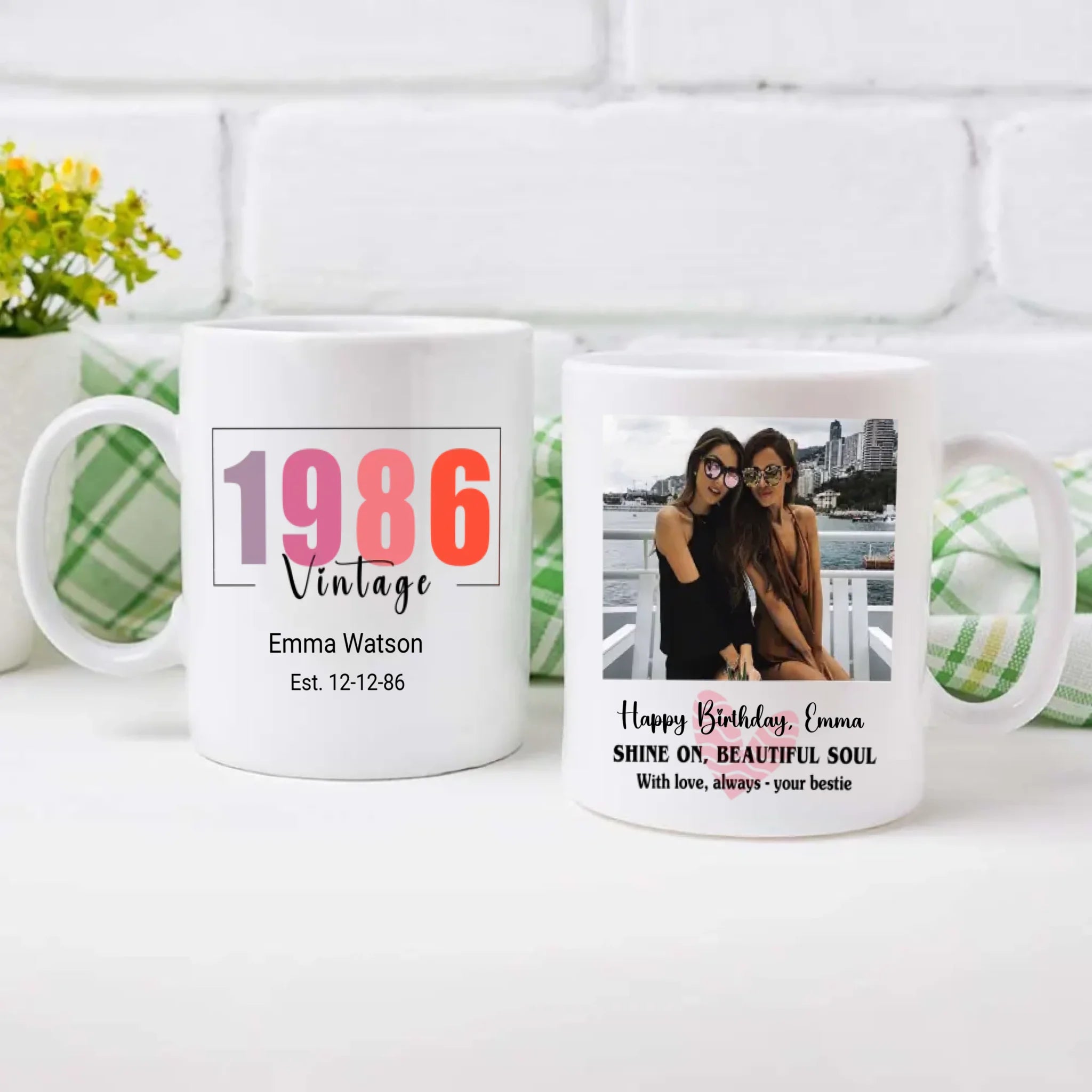 Retro Mug Since 1986 – Unique Birthday Edition – 89Prints