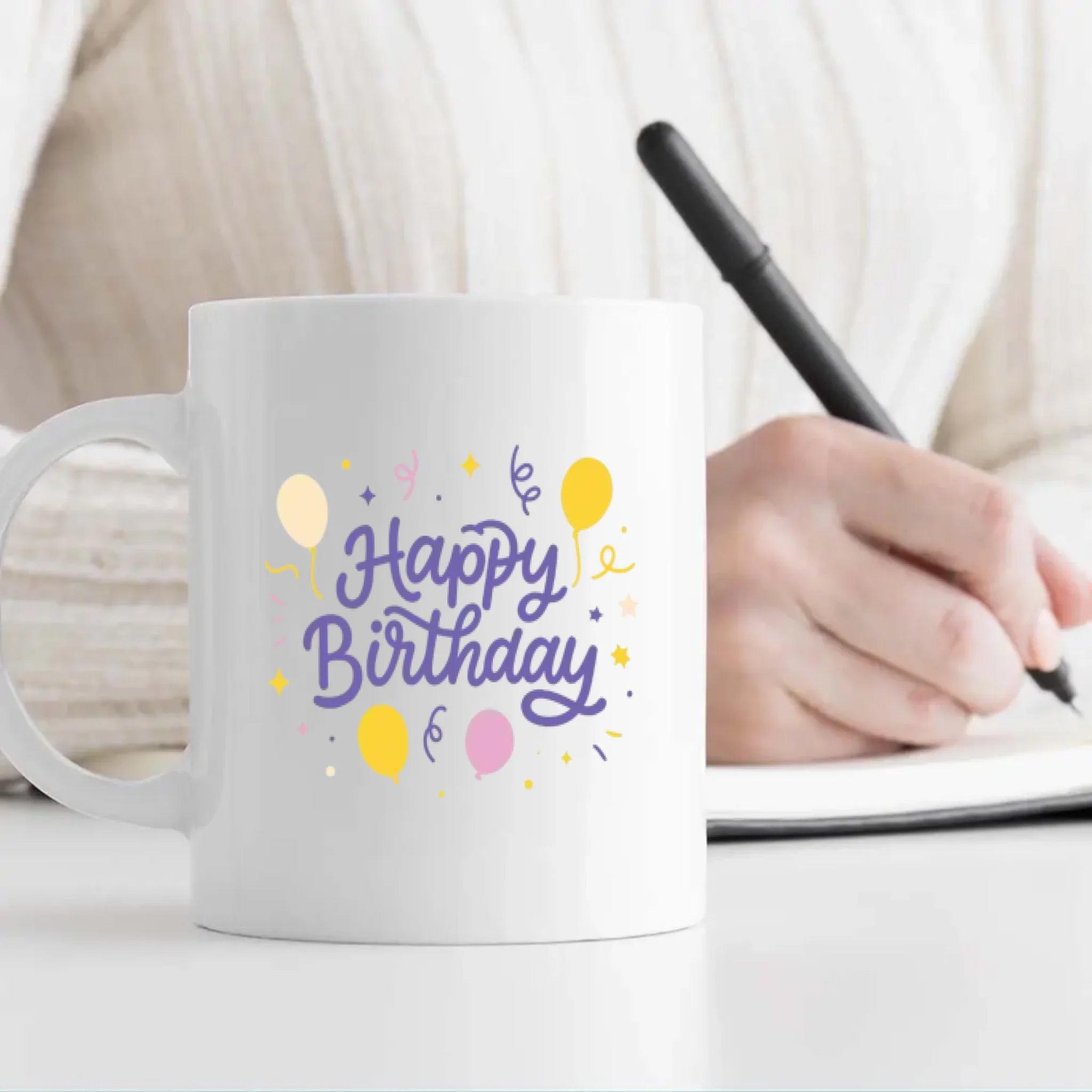 Mug Gift for Friend & Family – Personalised Happy Birthday Mugs –89Prints