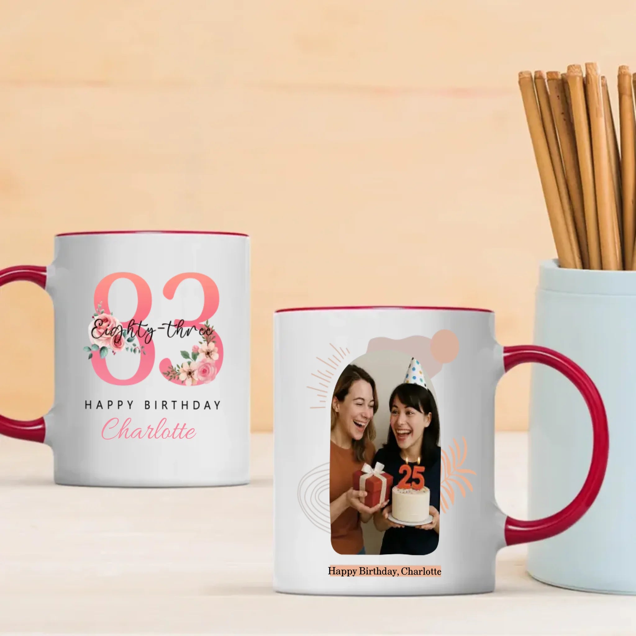 Vintage & Elegant 83rd Birthday Mug – Meaningful Personalized Gift for Her or Him – 89Prints
