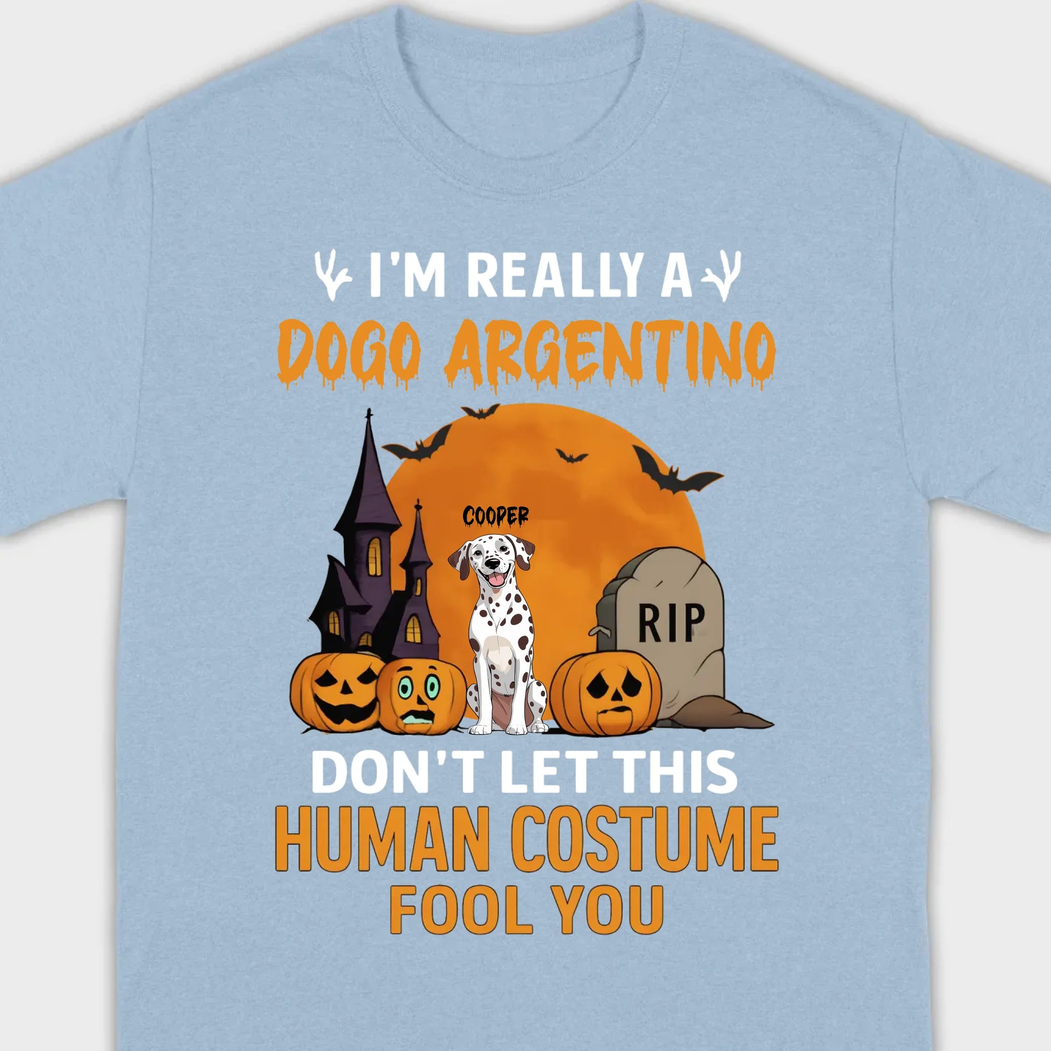 Funny Personalized Dog Halloween Shirt | Custom Spooky Quote Tee - 89Prints
