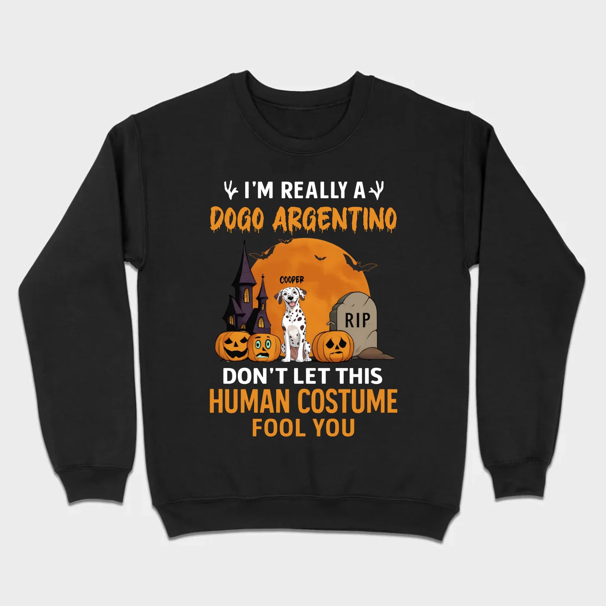 Funny Personalized Dog Halloween Shirt | Custom Spooky Quote Tee - 89Prints