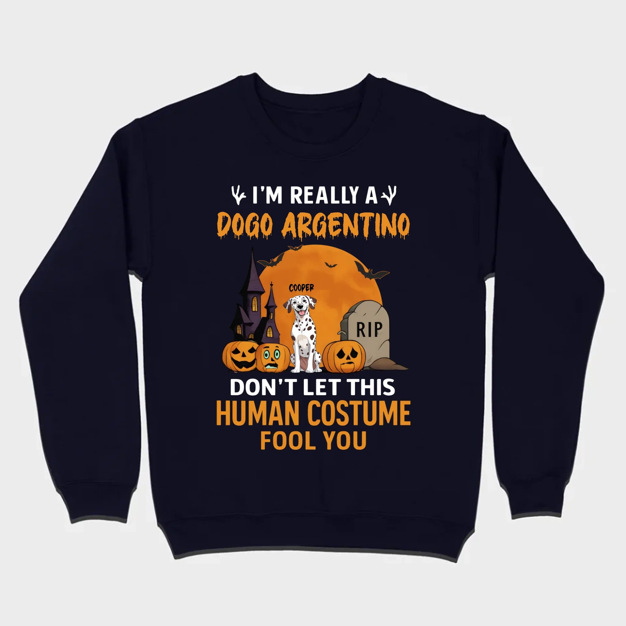 Funny Personalized Dog Halloween Shirt | Custom Spooky Quote Tee - 89Prints