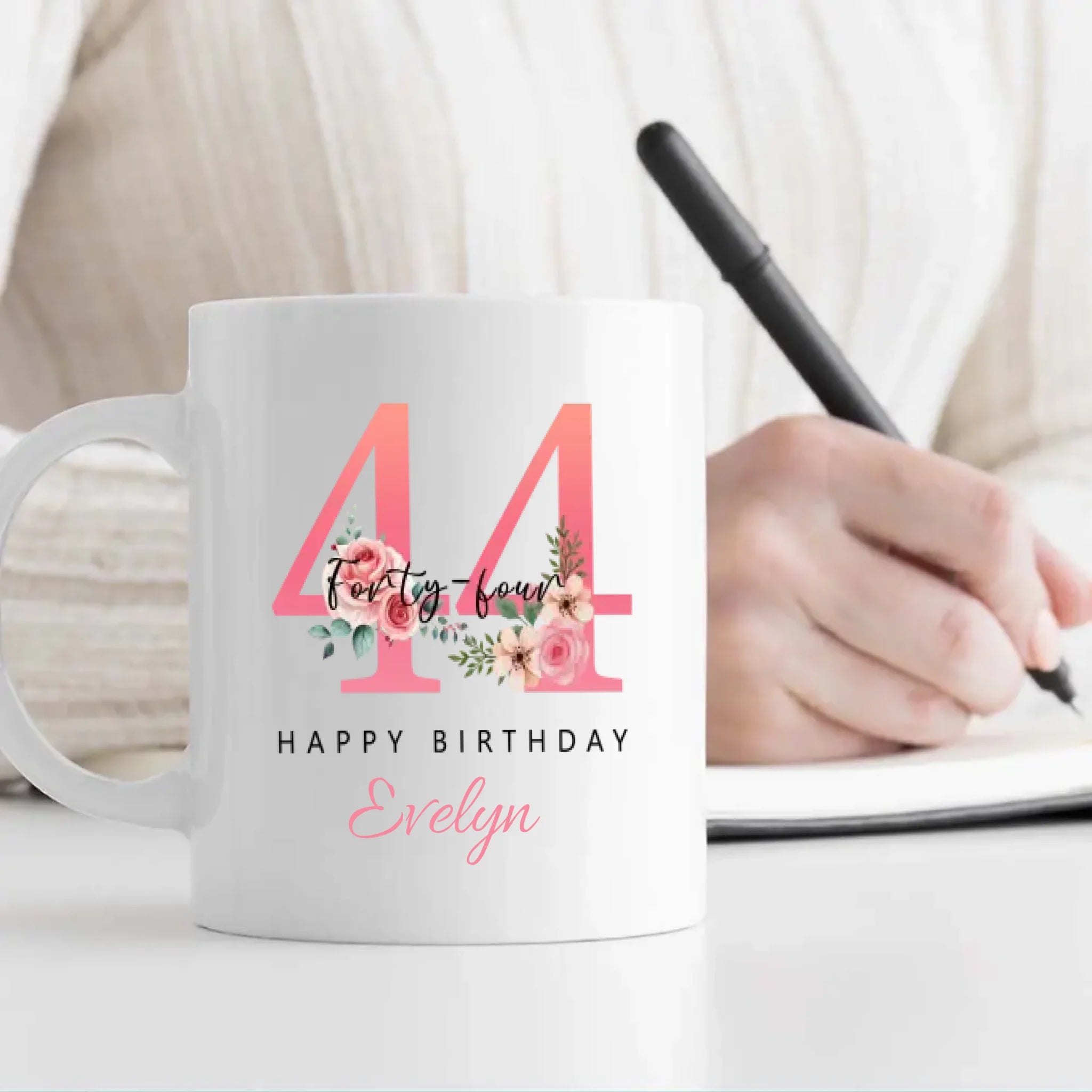 Vibrant 44th Birthday Mug – Fun Personalized Gift for Bright Souls - 89Prints