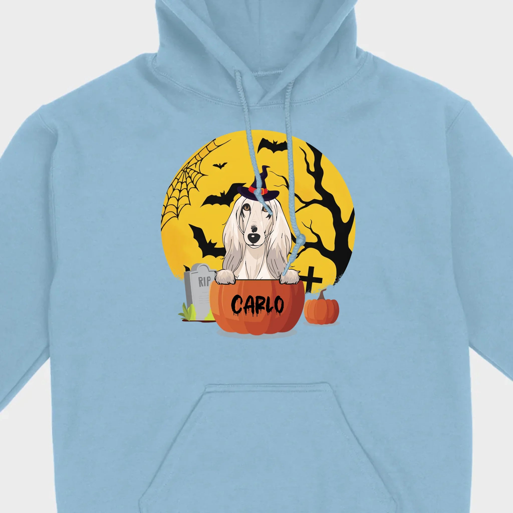 Personalized Halloween Dog Shirt – Custom Dog Name Pumpkin Tee - 89Prints