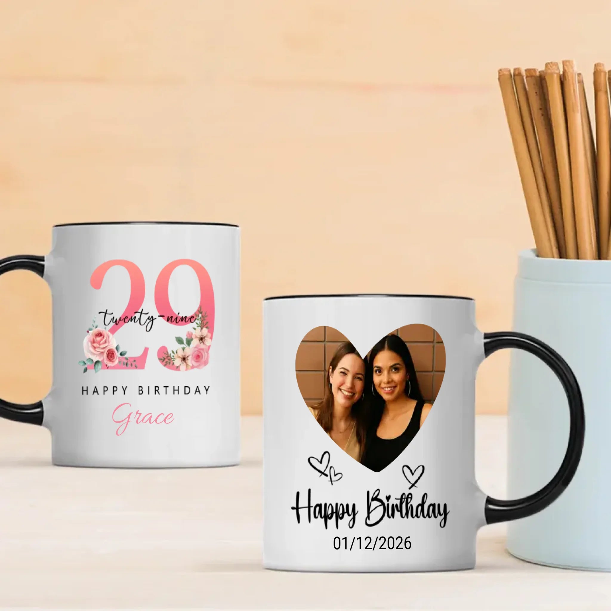 Elegant 29th Birthday Mug – A Thoughtful Personalized Gift – 89Prints
