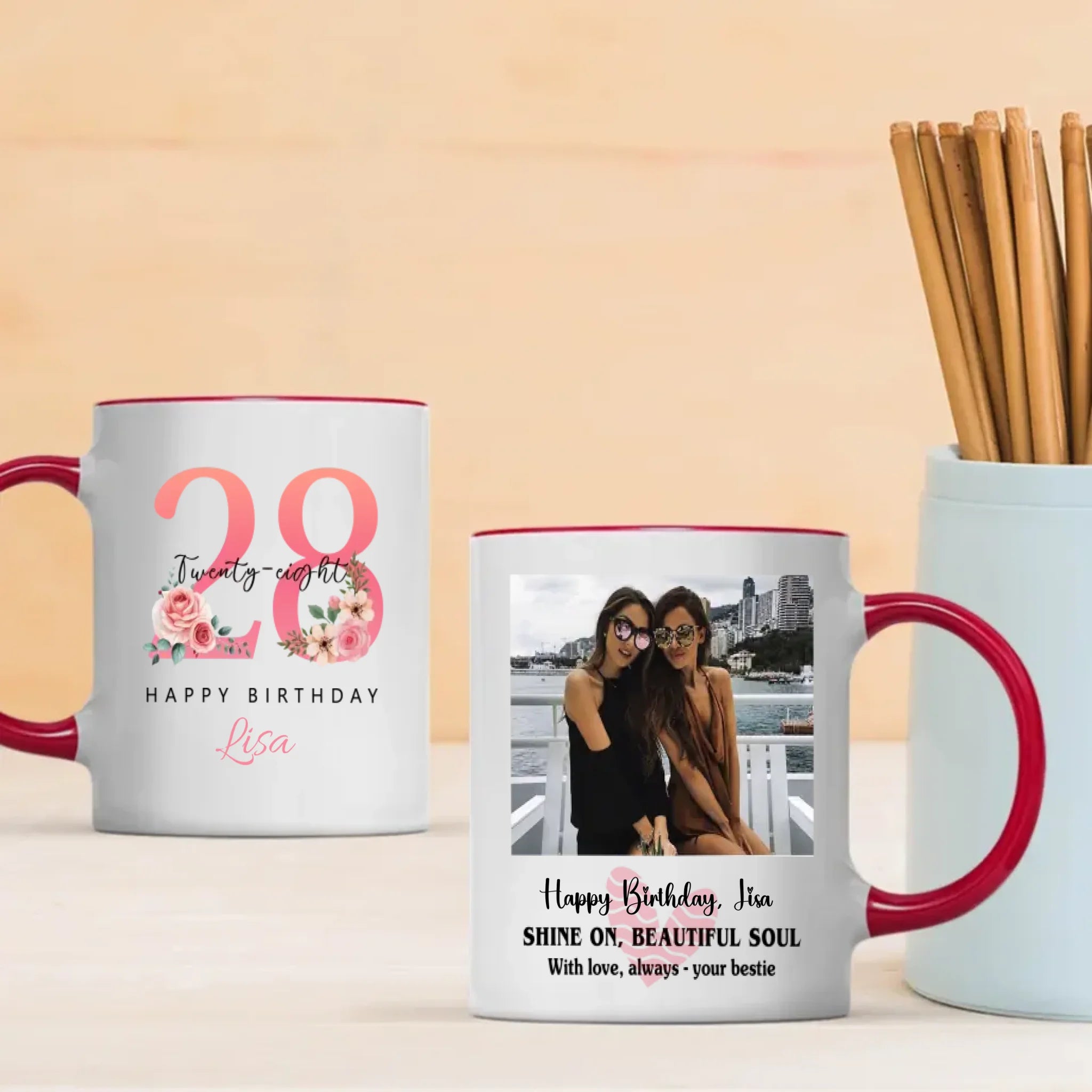Energetic 28th Birthday Mug – Personalize and Create Your Own - 89Prints