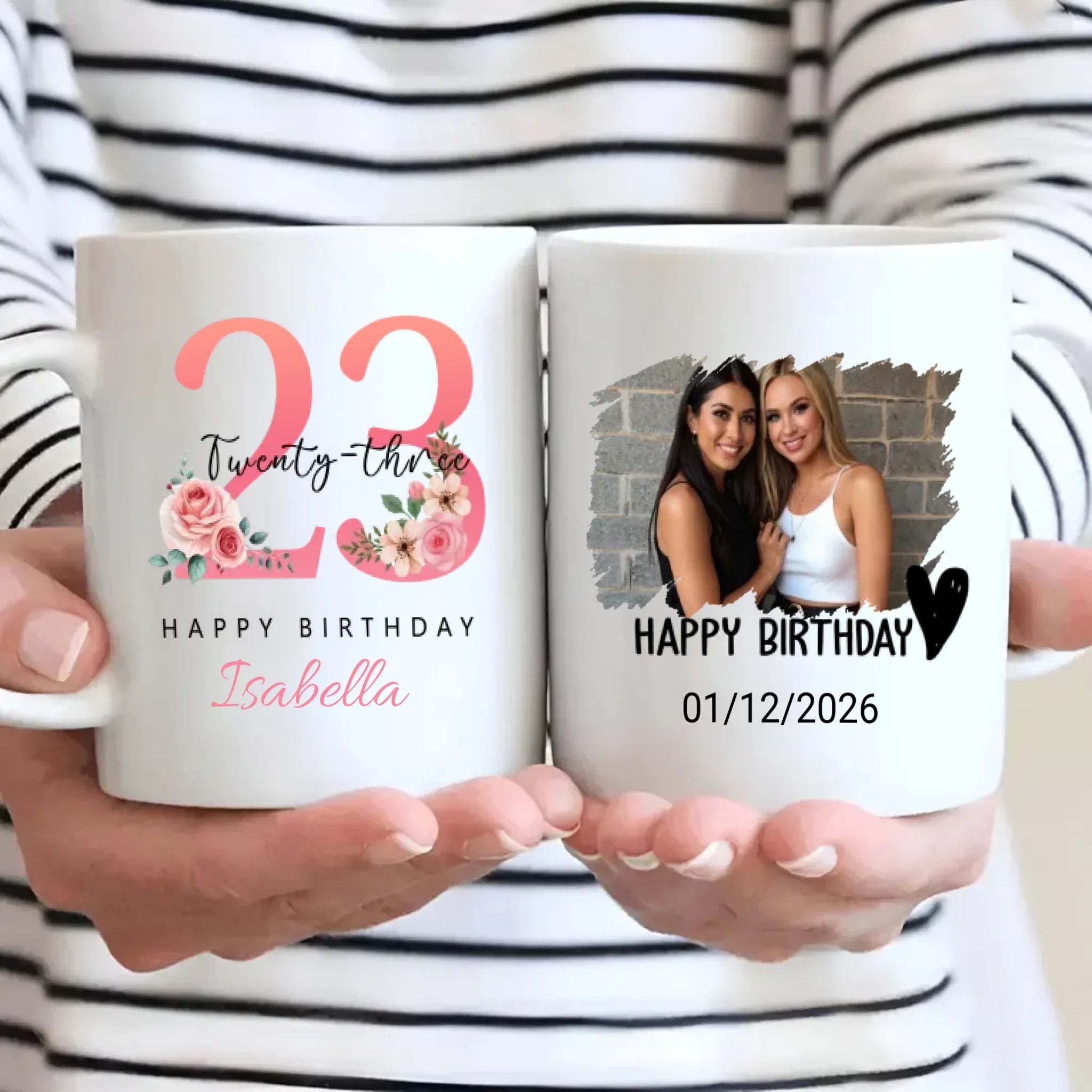 Elegant 23rd Birthday Mug – Simple & Stylish Gift Idea - 89Prints