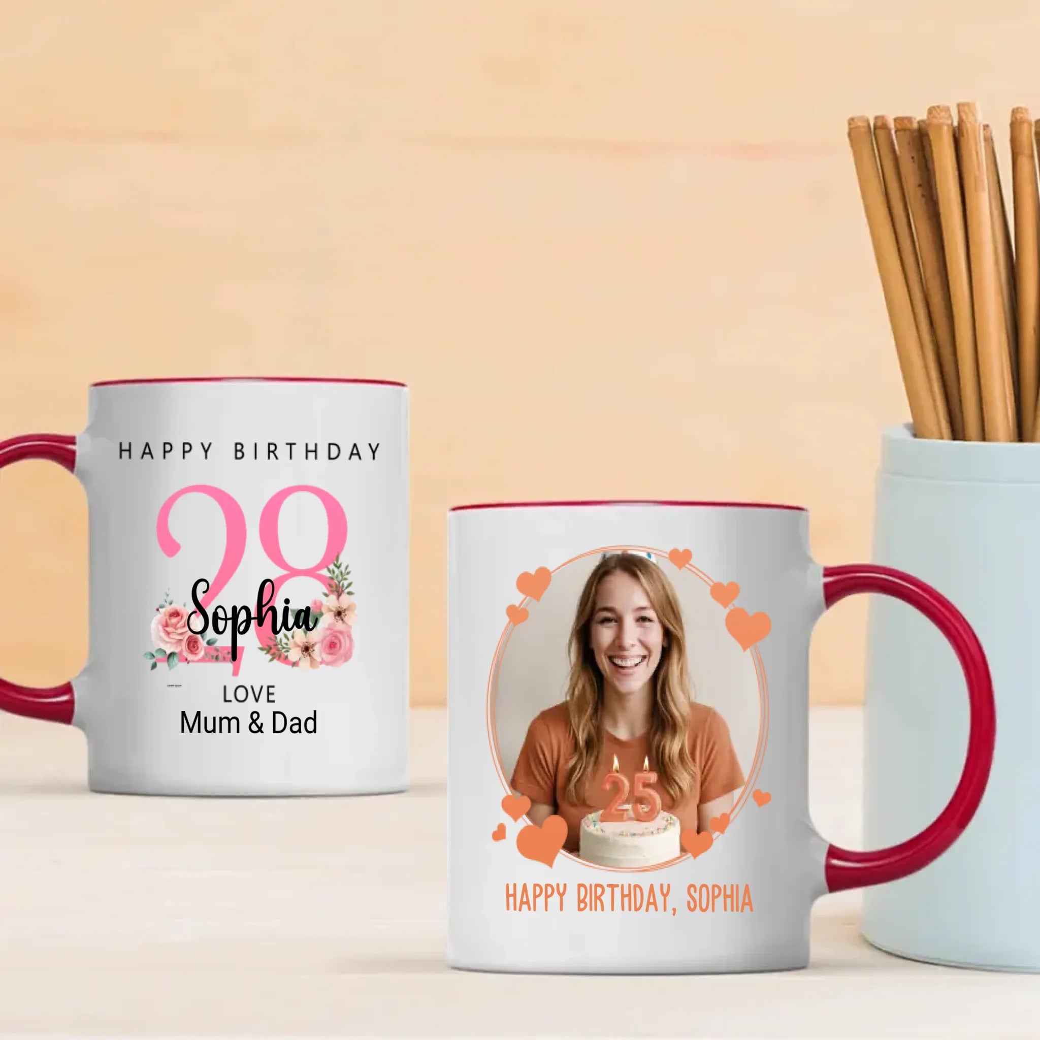 Hello 28th – Personalized Birthday Mug for a Bright Year | 89Prints