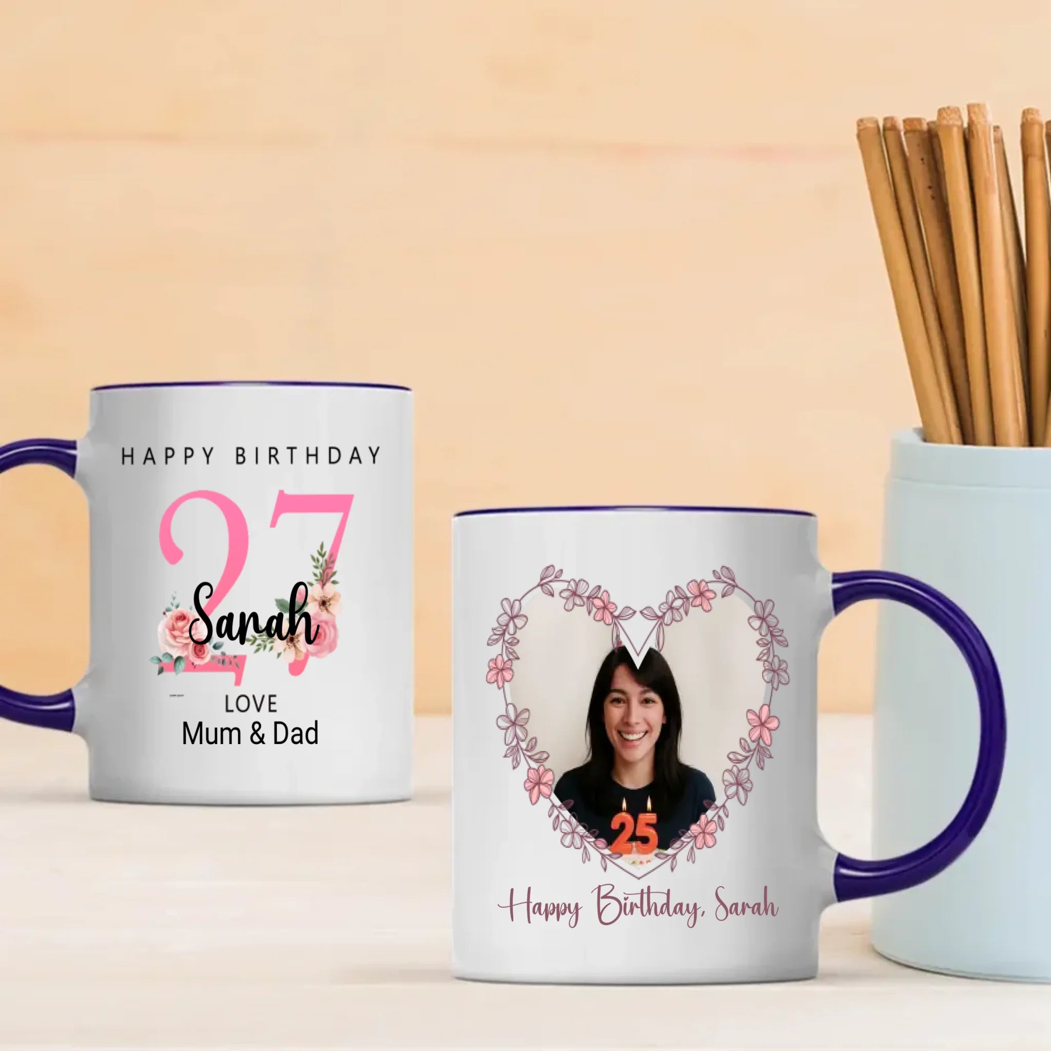 27th and Loving the Journey – Custom Birthday Mug For Her or Him | 89Prints
