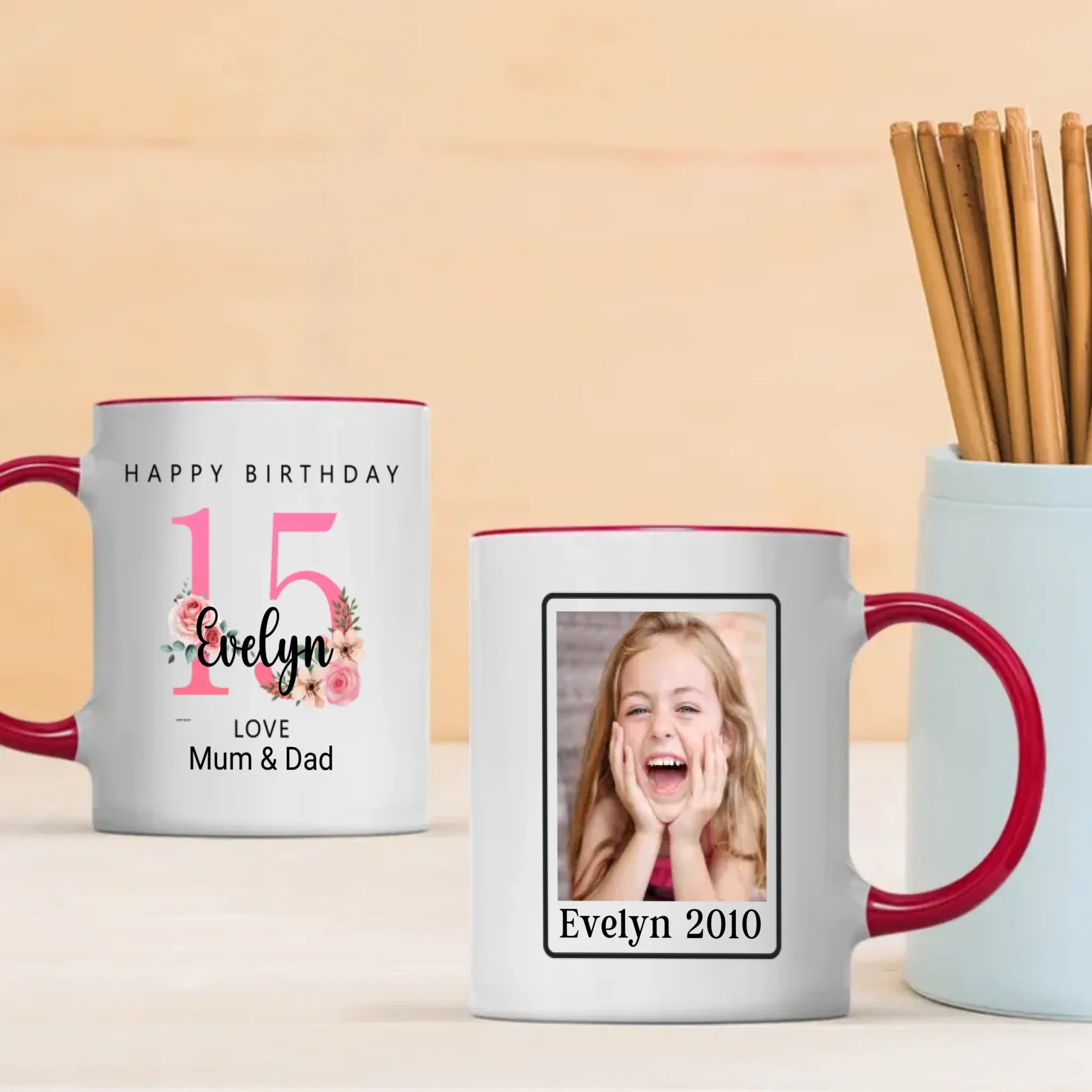 Sweet 15 Birthday Mug – Custom Gift for Teens | 89Prints