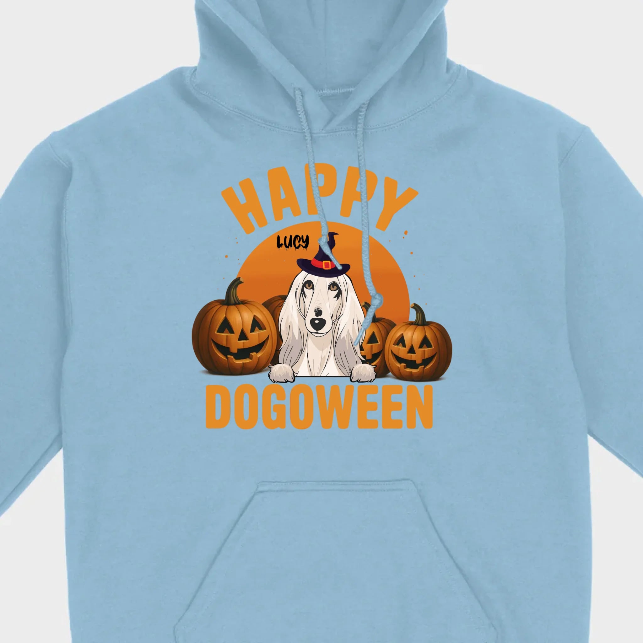 Happy Dogoween Shirt – Personalized Halloween Dog Tee with Custom Pet Name - 89Prints