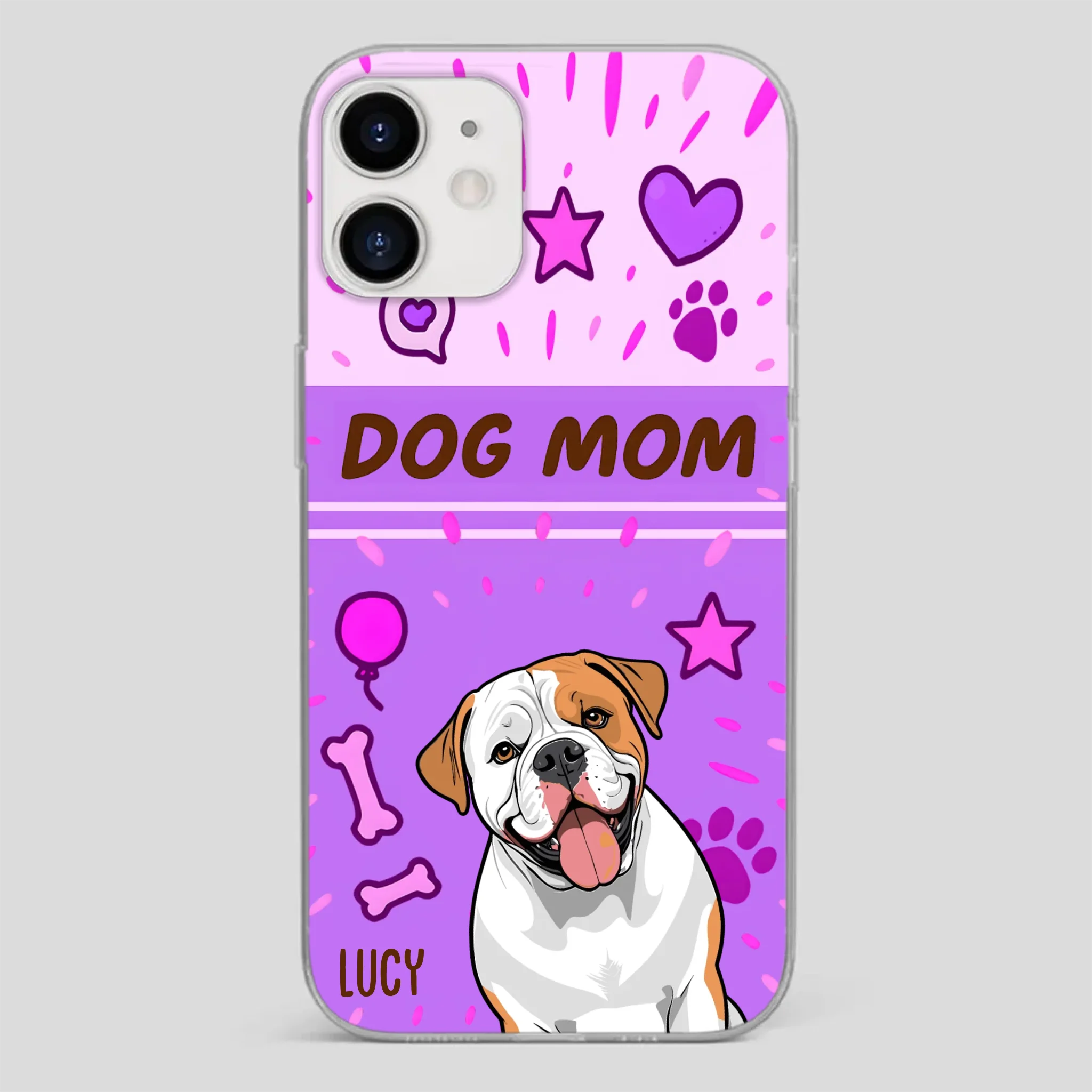 Dog Mom Heart Case – Where Love Lives Forever - 89Prints
