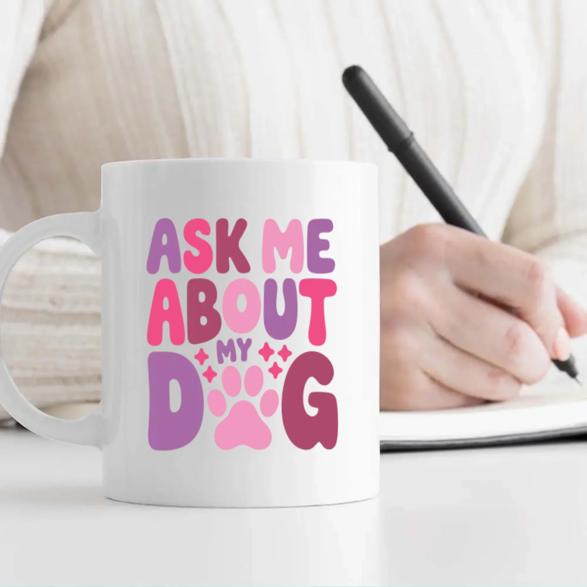 Personalized Dog Mug – Thank You for Being My Mom –89Prints