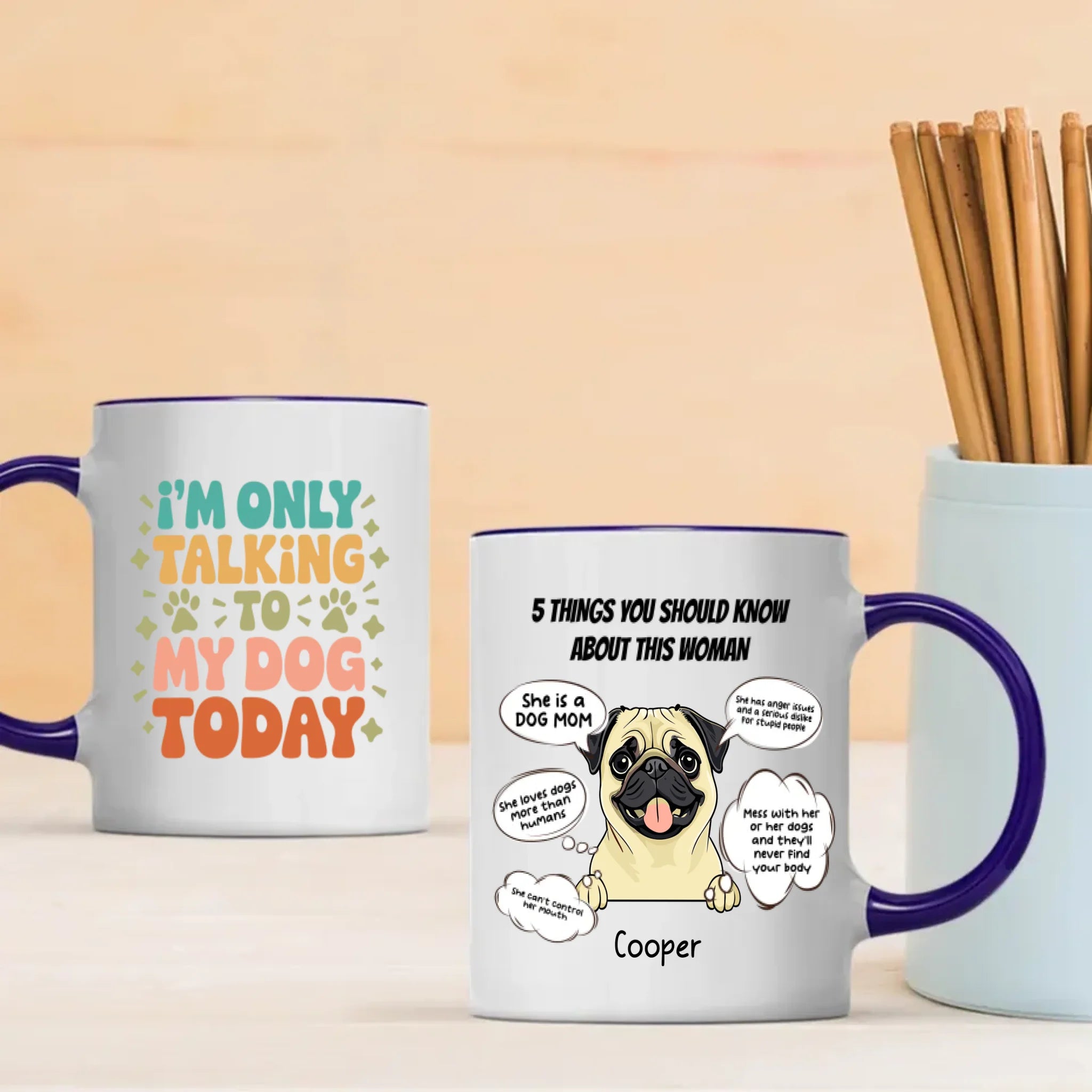 Funny Dog Mom Personalized Mug – 5 Things You Should Know About This Woman – 89Prints